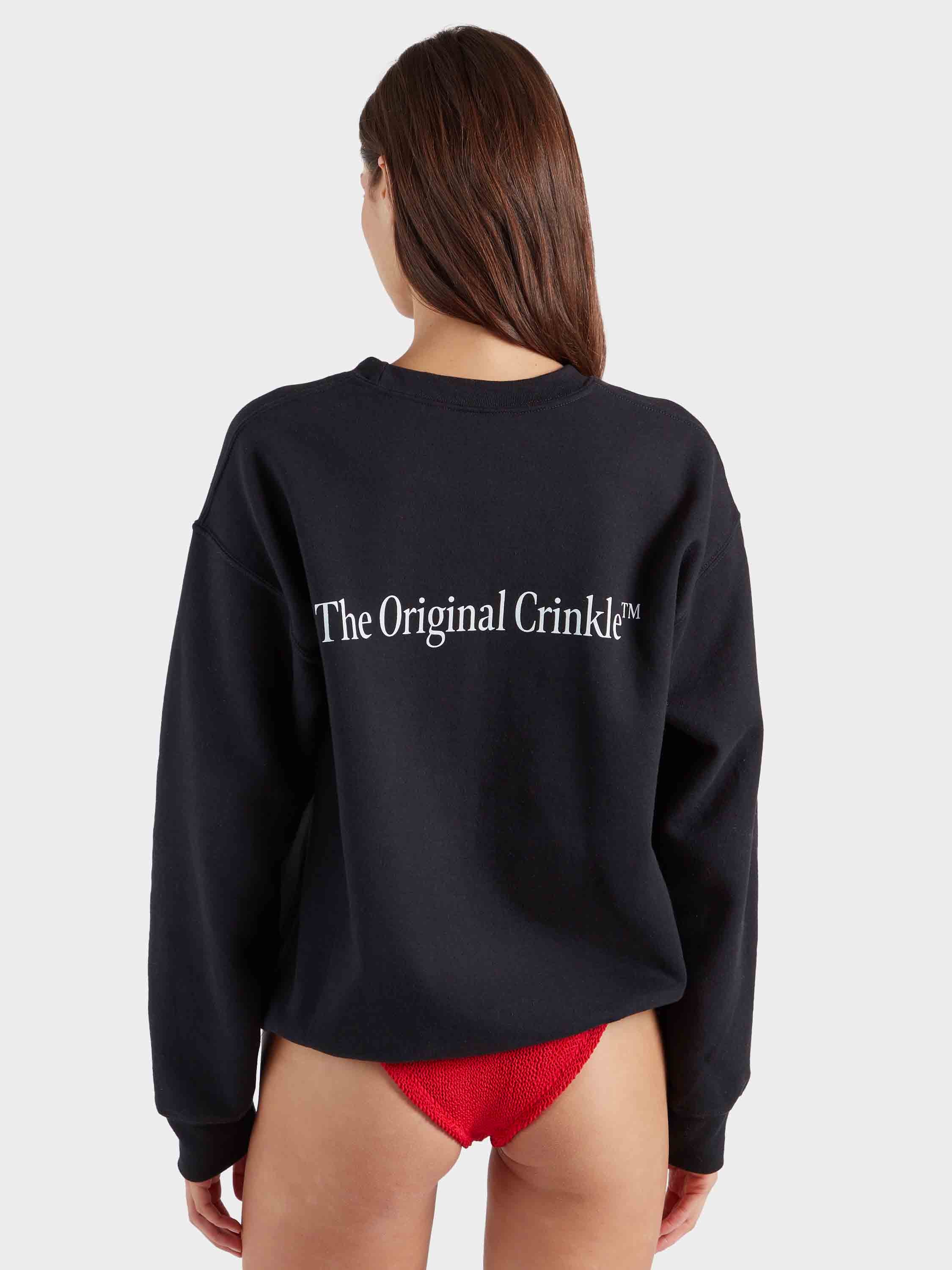 80s Logo Sweatshirt - Black - Image 3