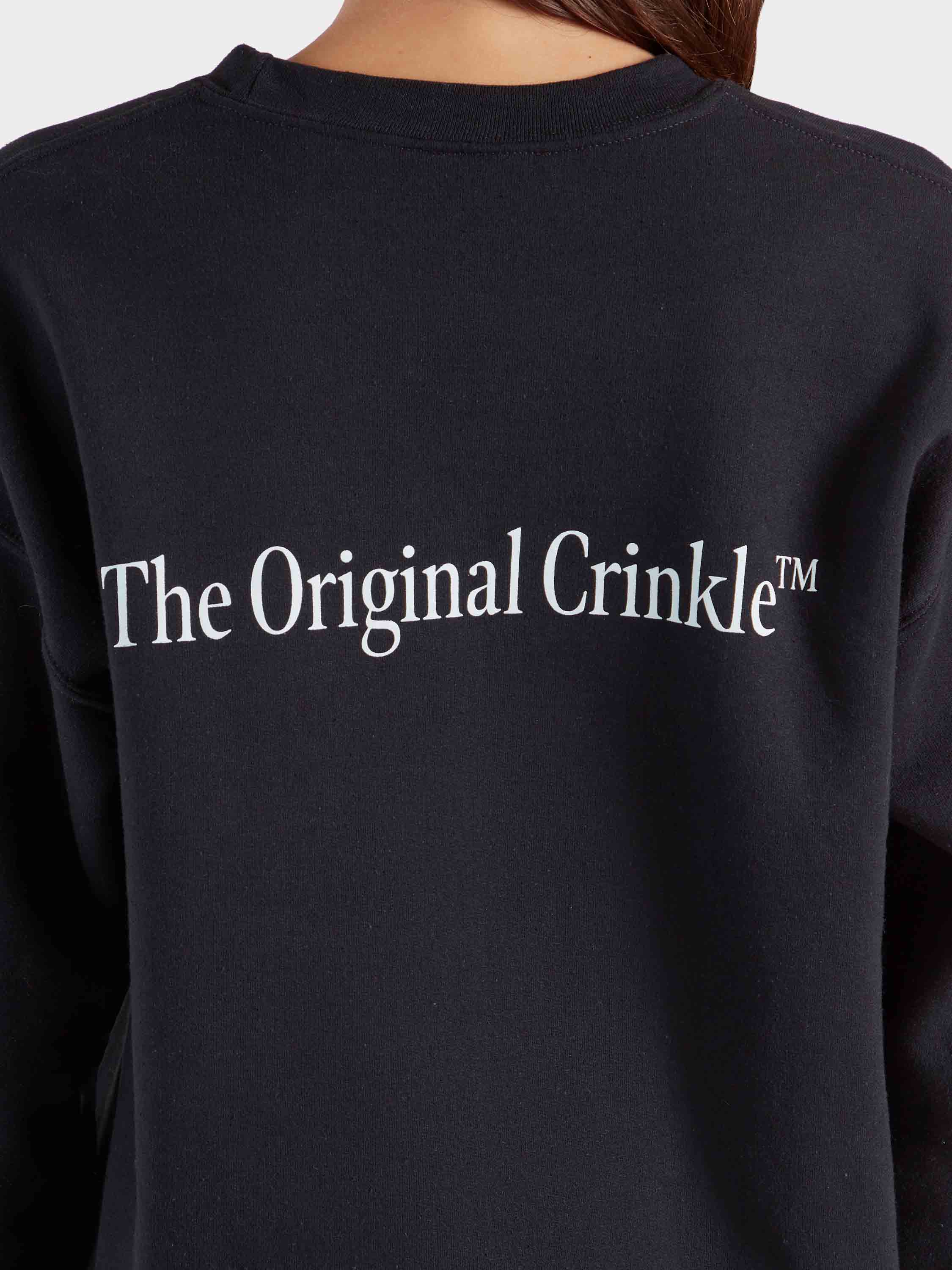 80s Logo Sweatshirt - Black - Image 5