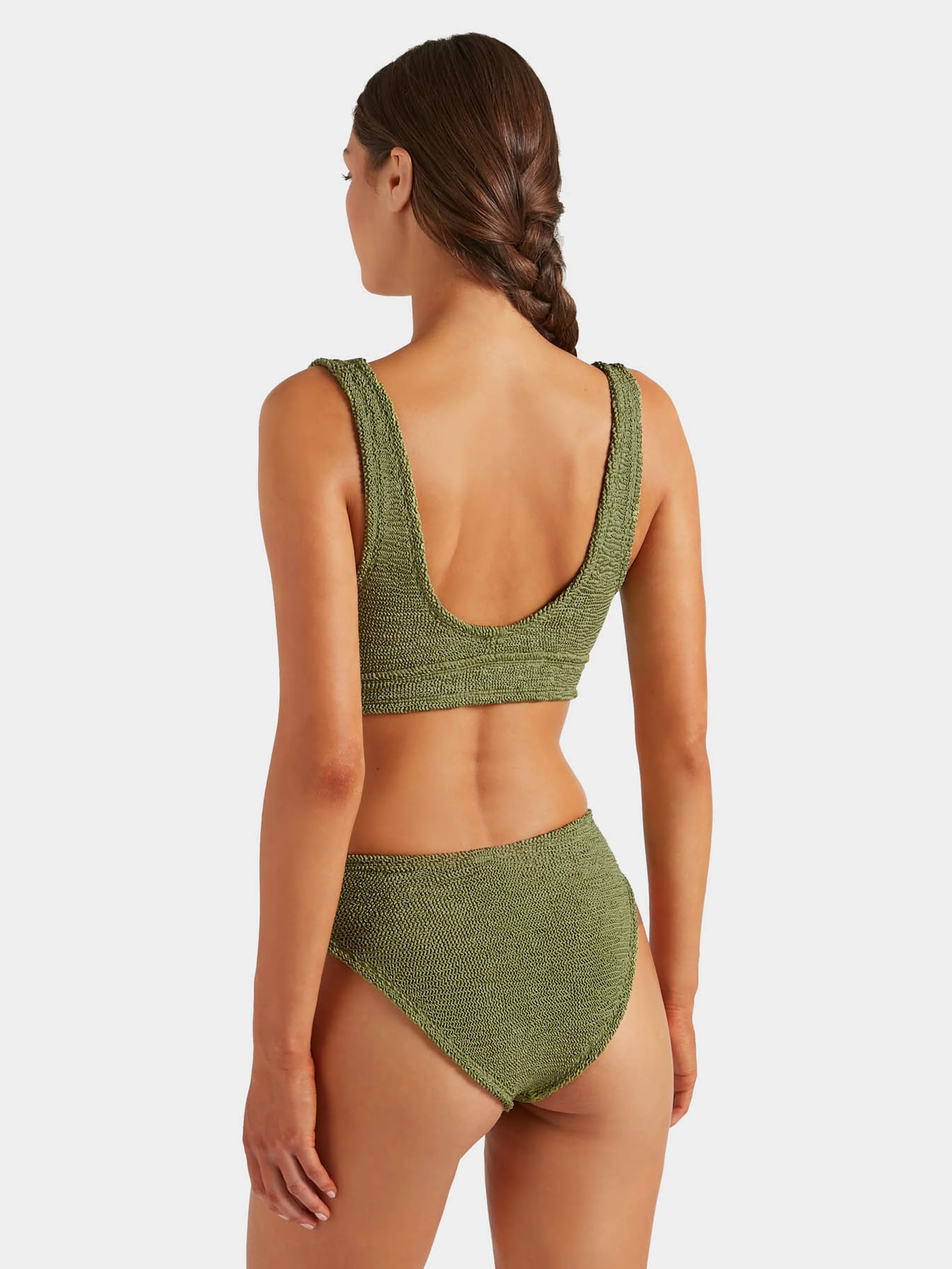 Angel Bikini - Metallic Moss - Image 3