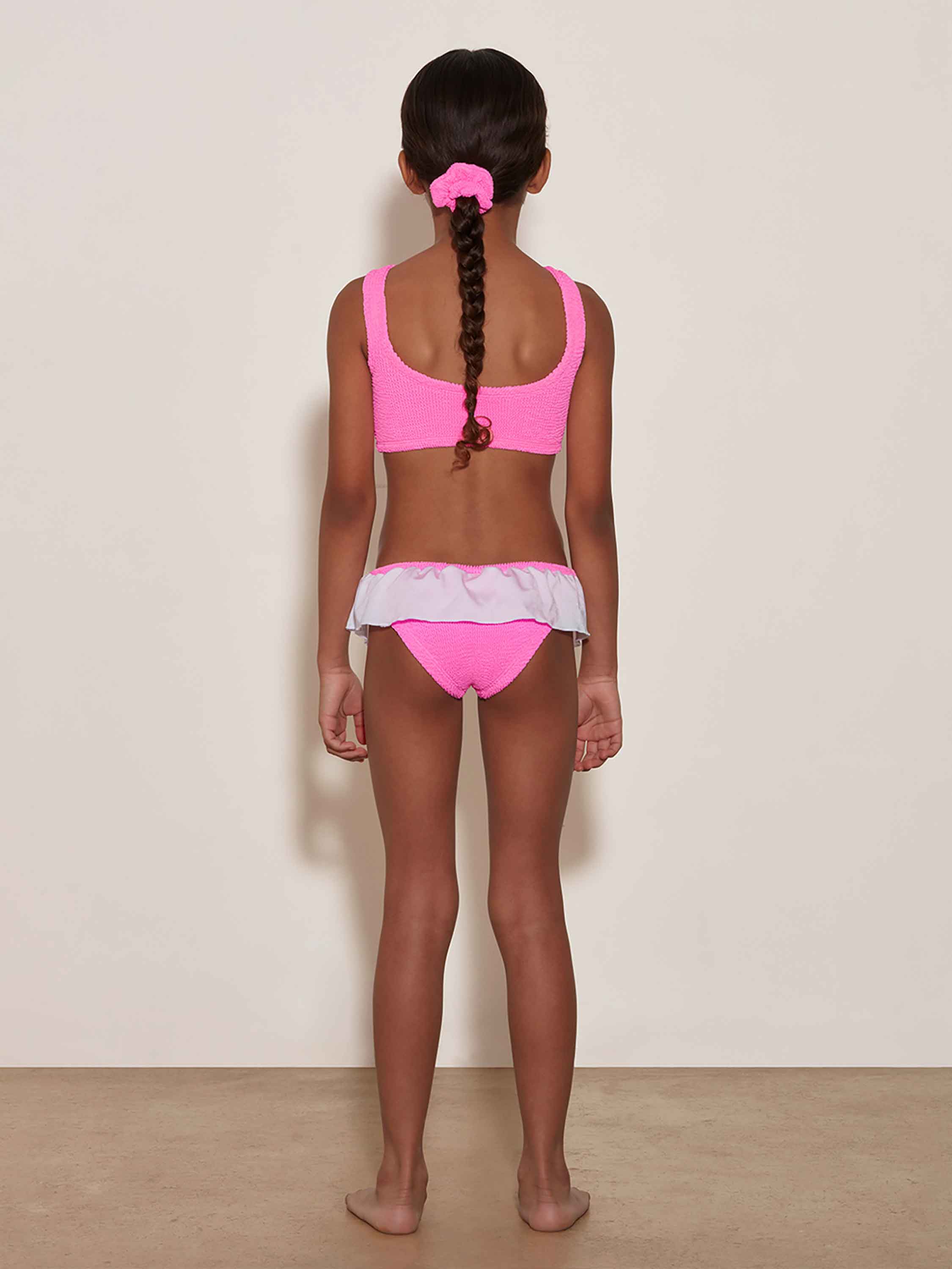 Kids Olive Bikini (Ages 3 to 6) - Bubblegum - Image 3