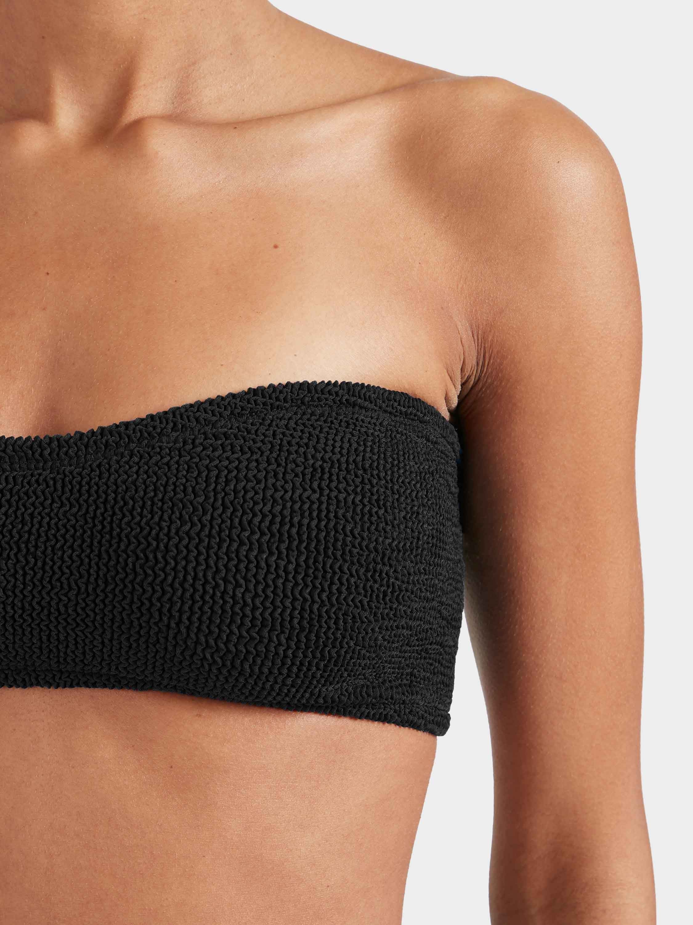 Bandeau Bikini Top - Black - Image 4