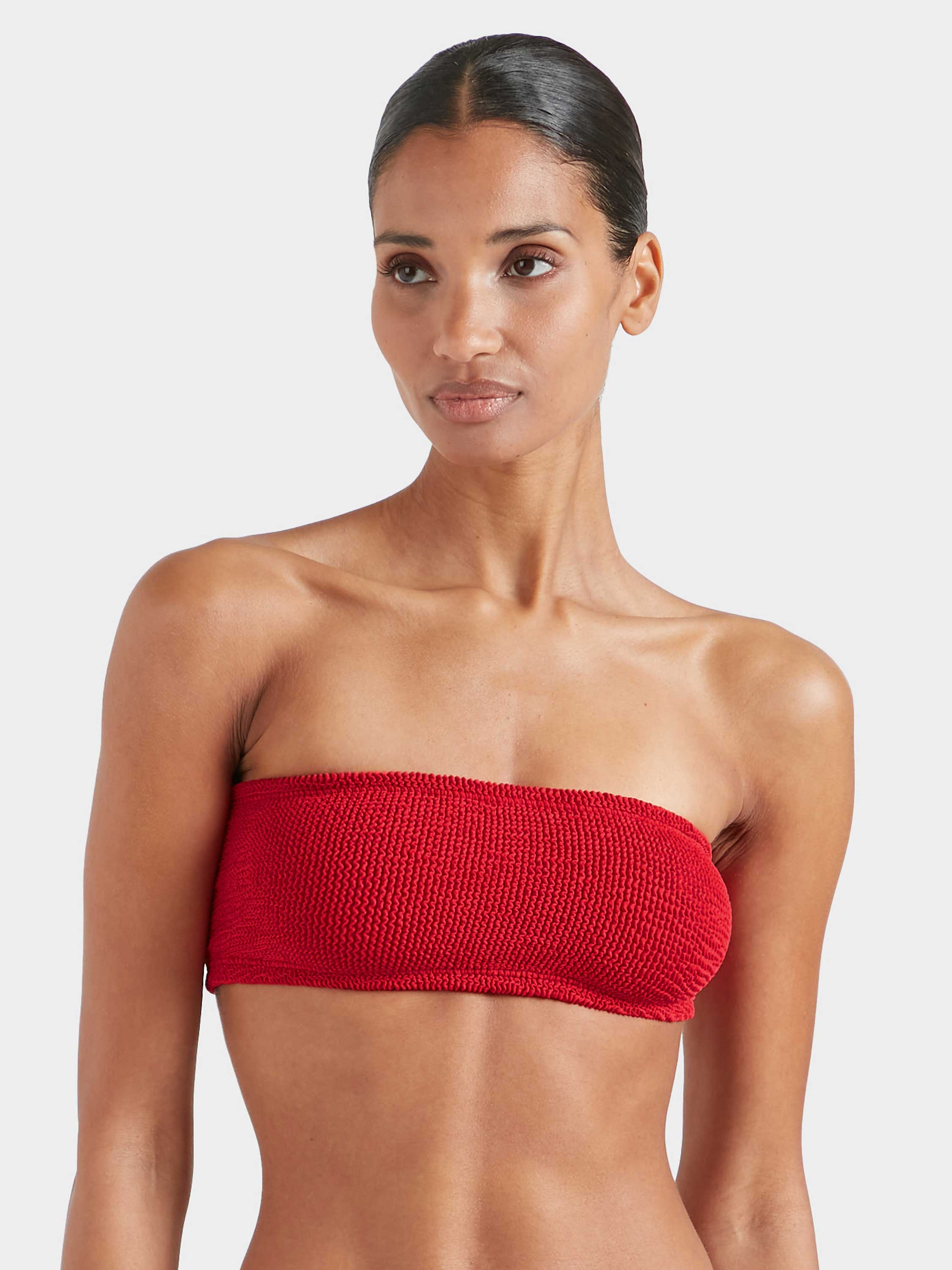 Bandeau Bikini Top - Red - Image 3