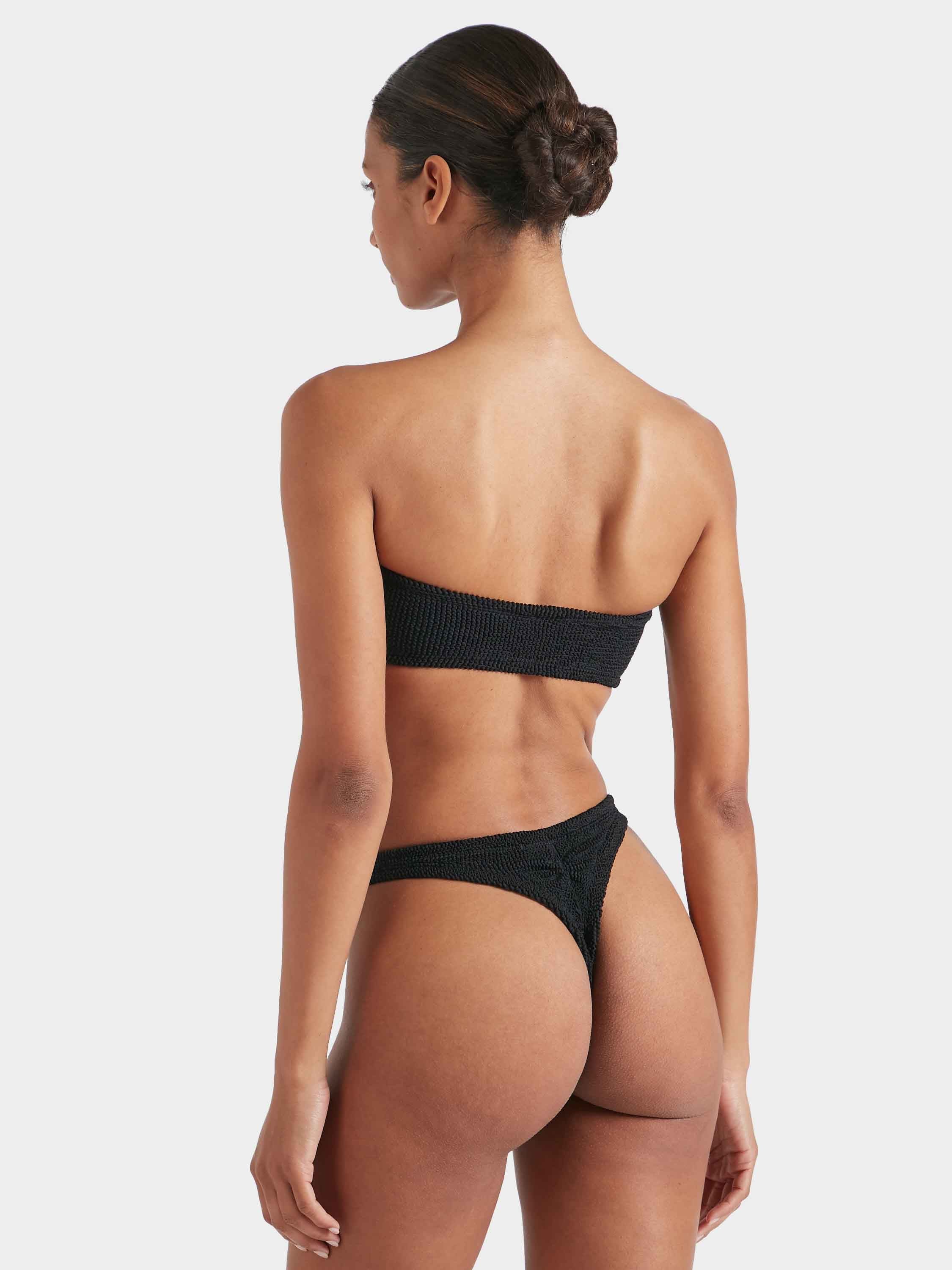 Brazilian Bikini Bottom - Black - Image 4