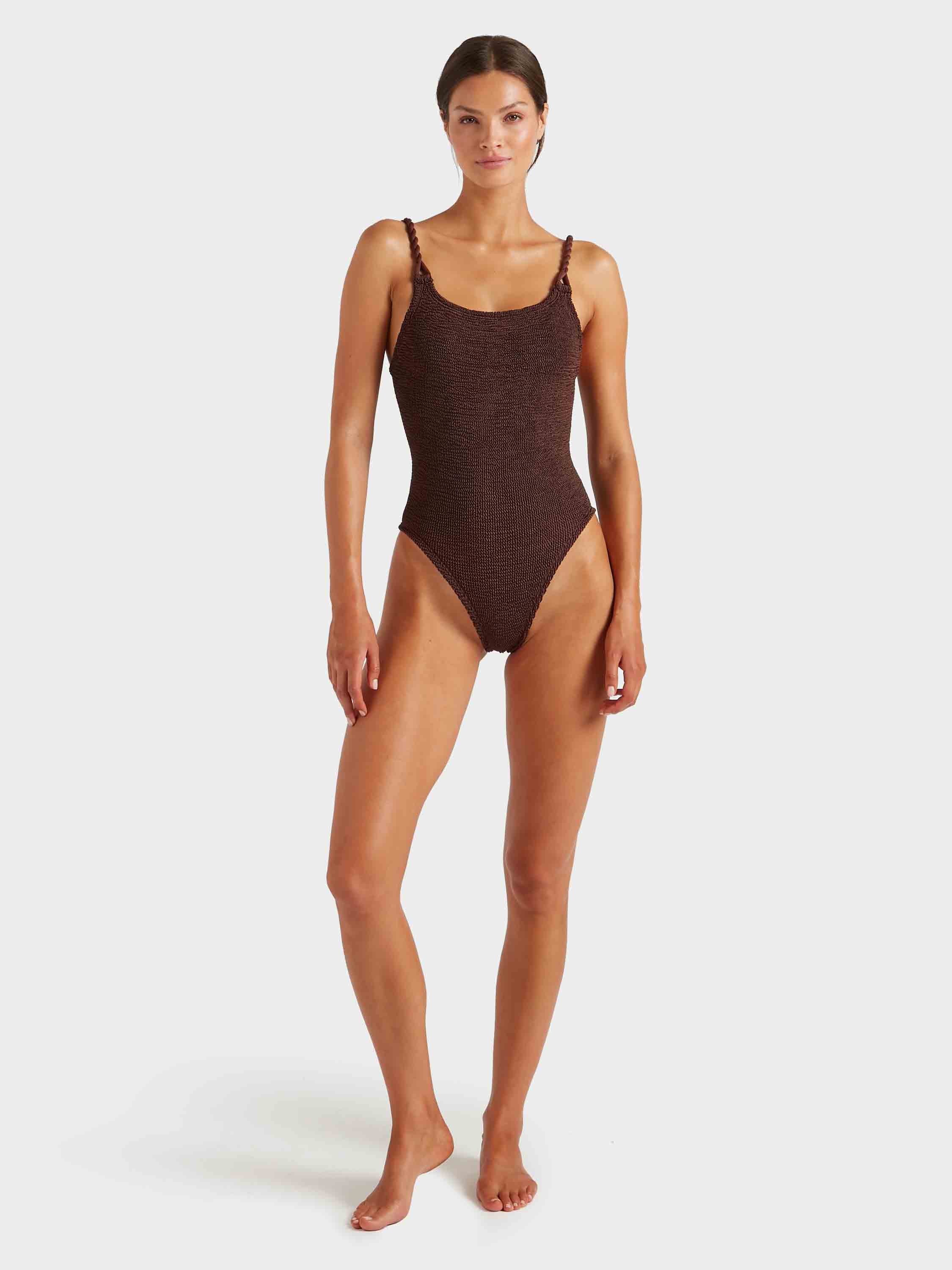Camille Swim - Metallic Chocolate - Image 5