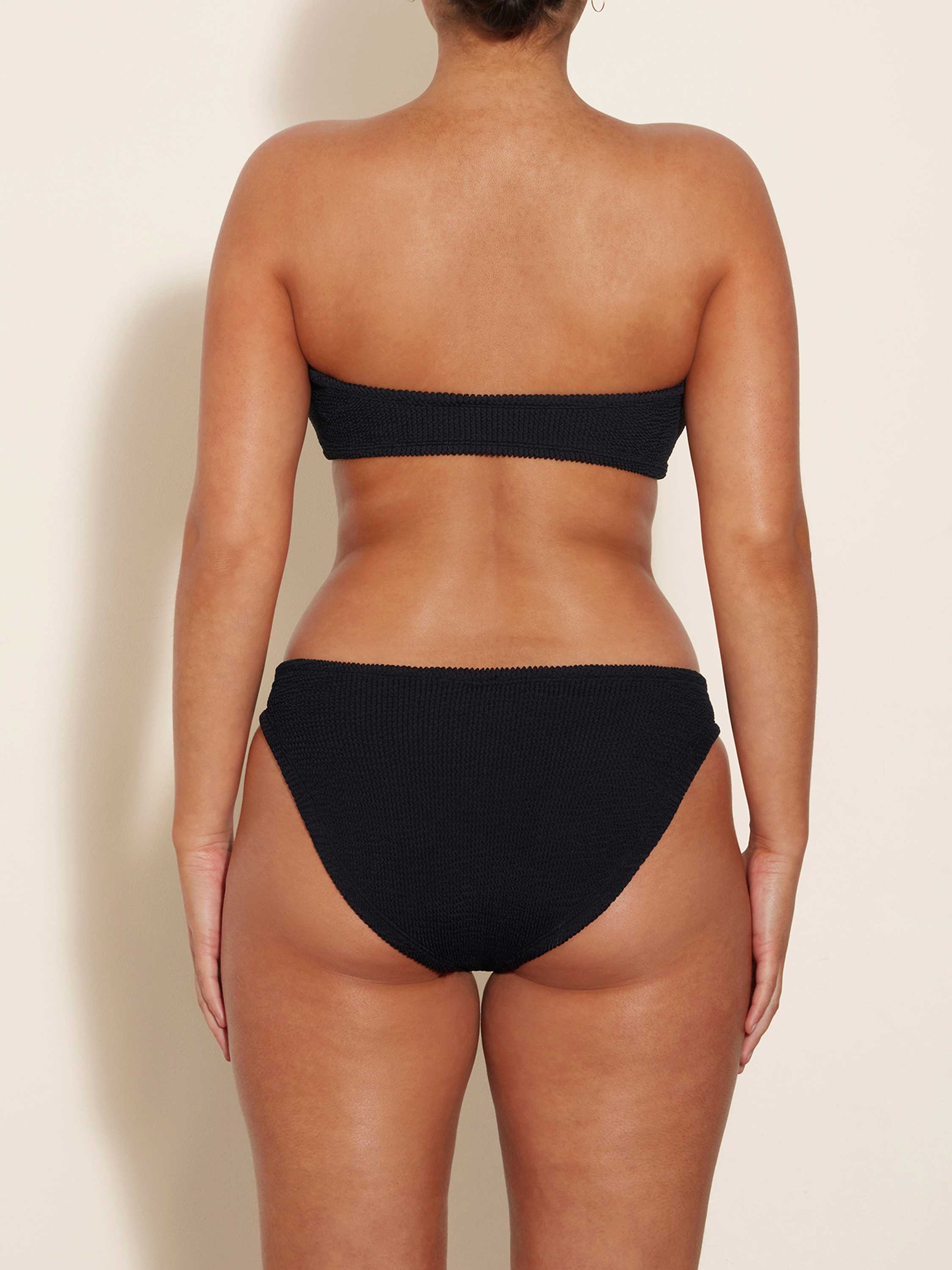Coverage Jean Bikini - Black - Image 3