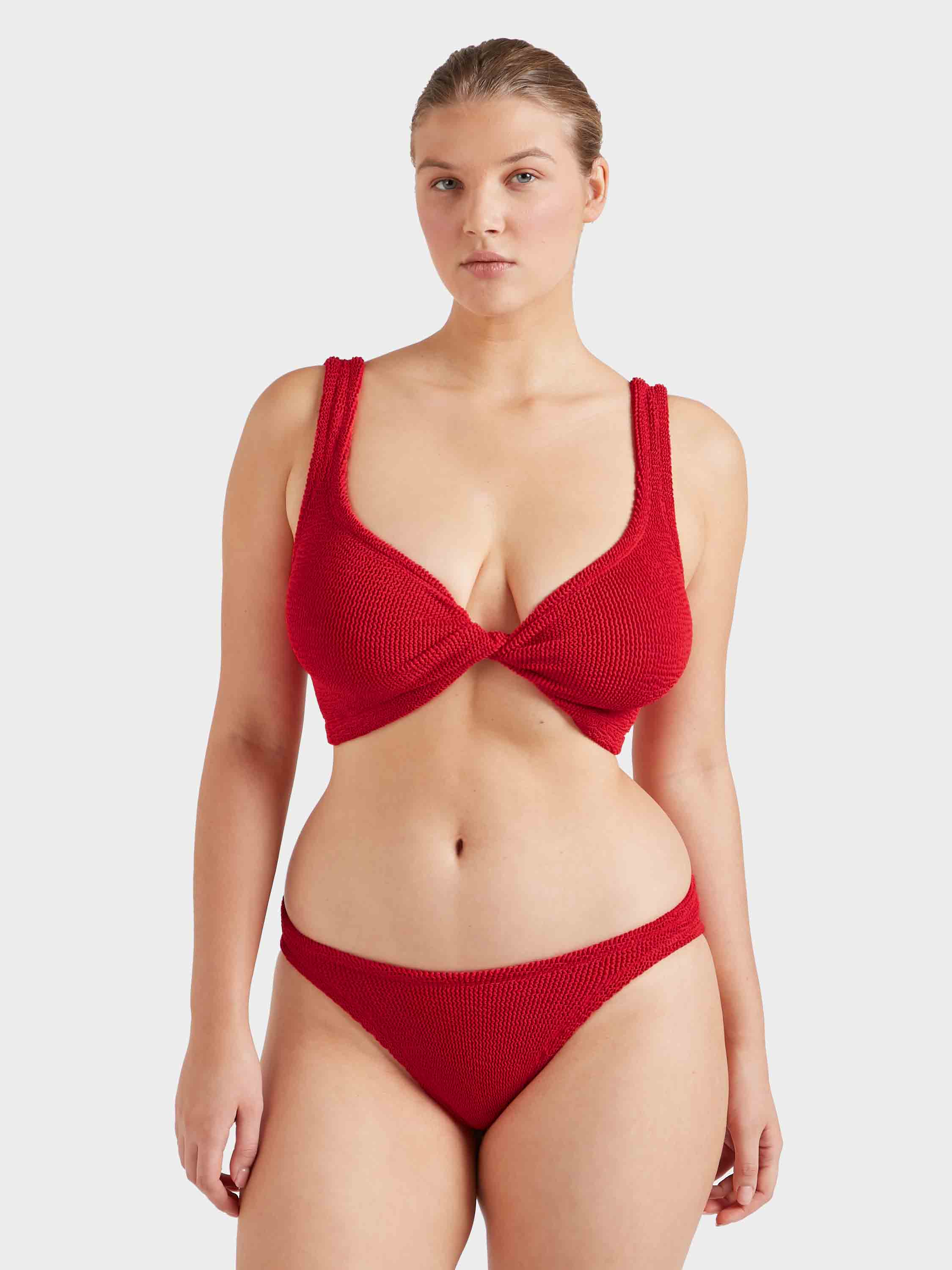 Coverage Juno Bikini - Red - Image 2