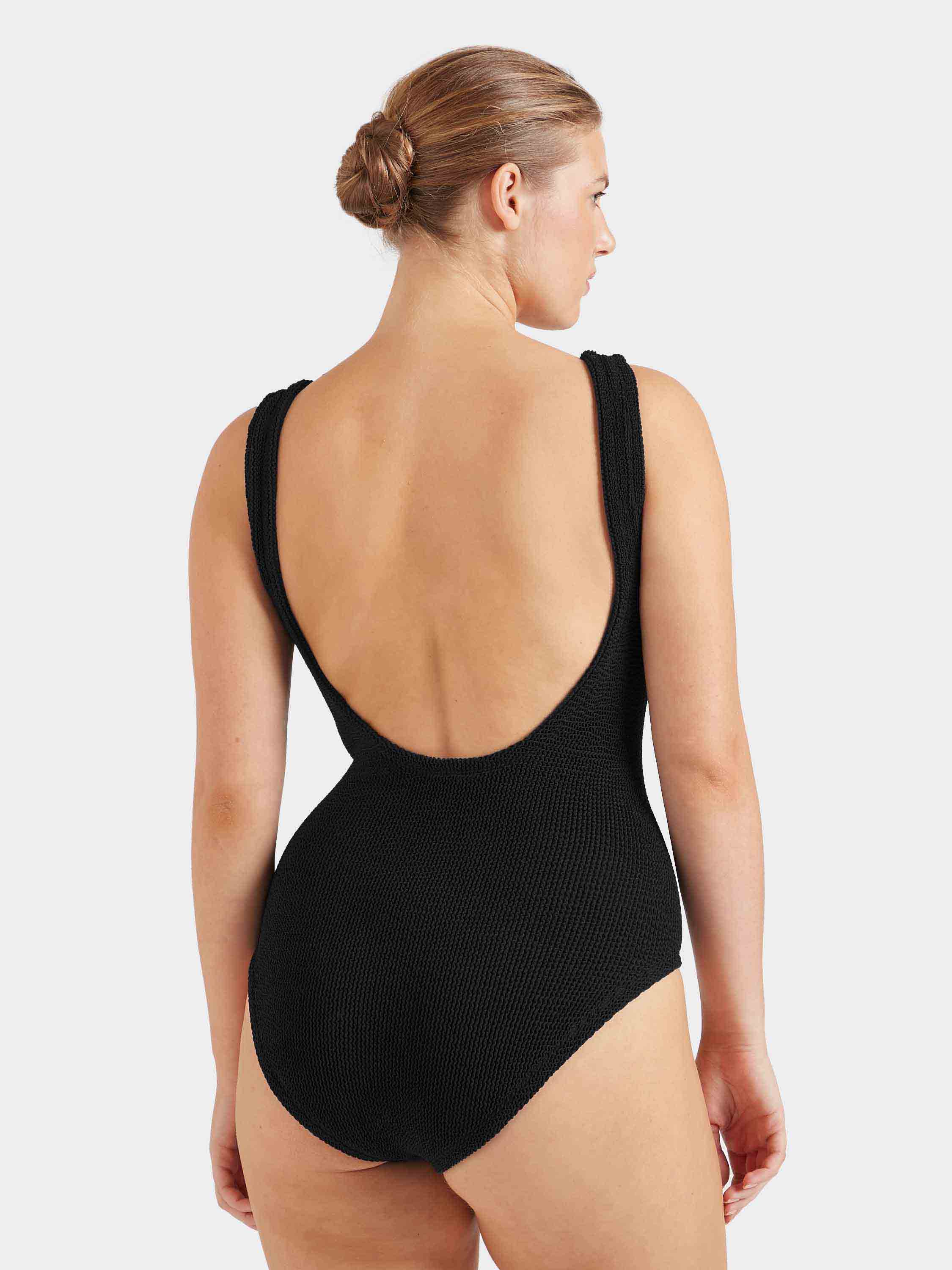 Coverage Square Neck Swim - Black - Image 3