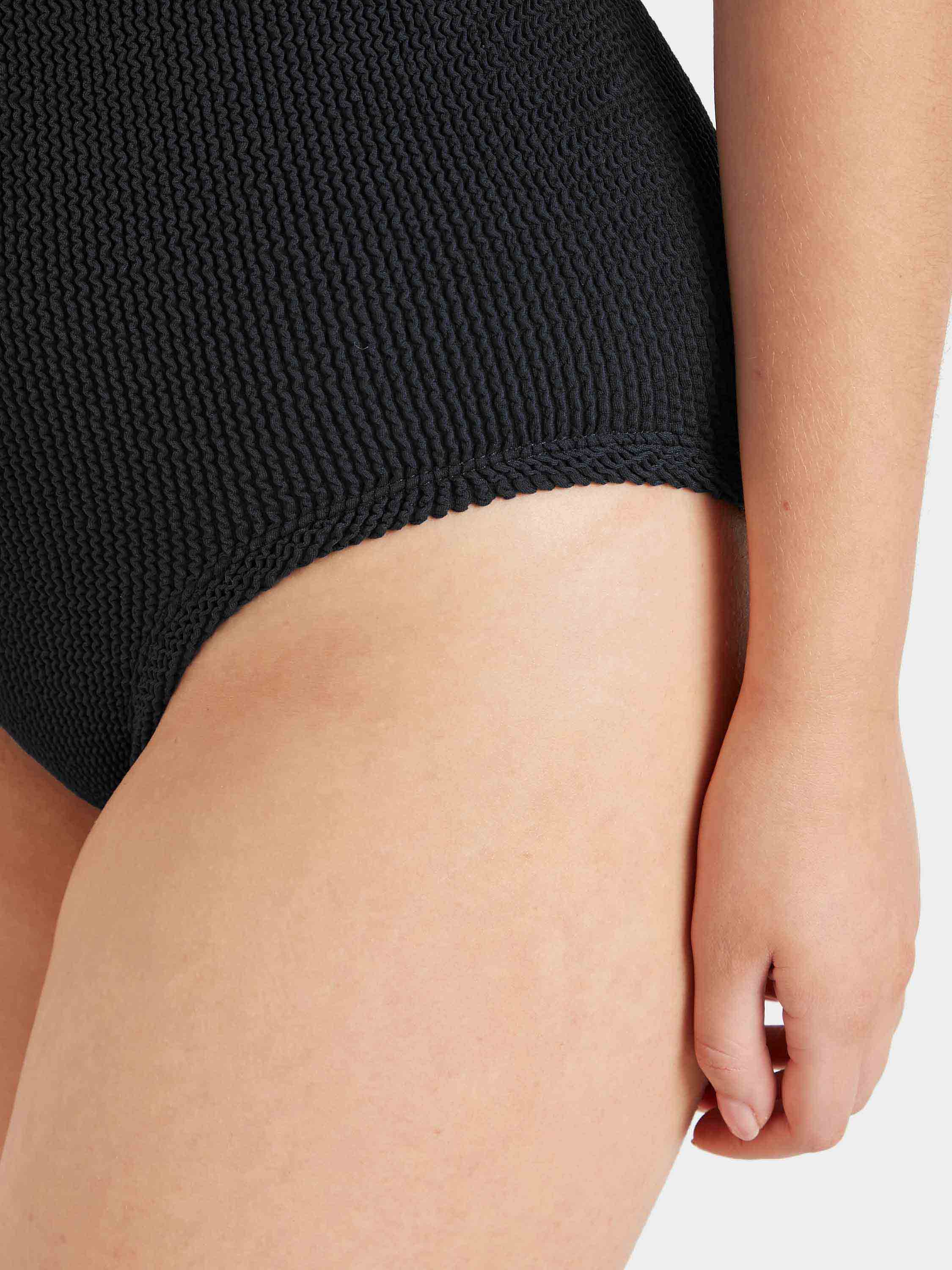 Coverage Square Neck Swim - Black - Image 5