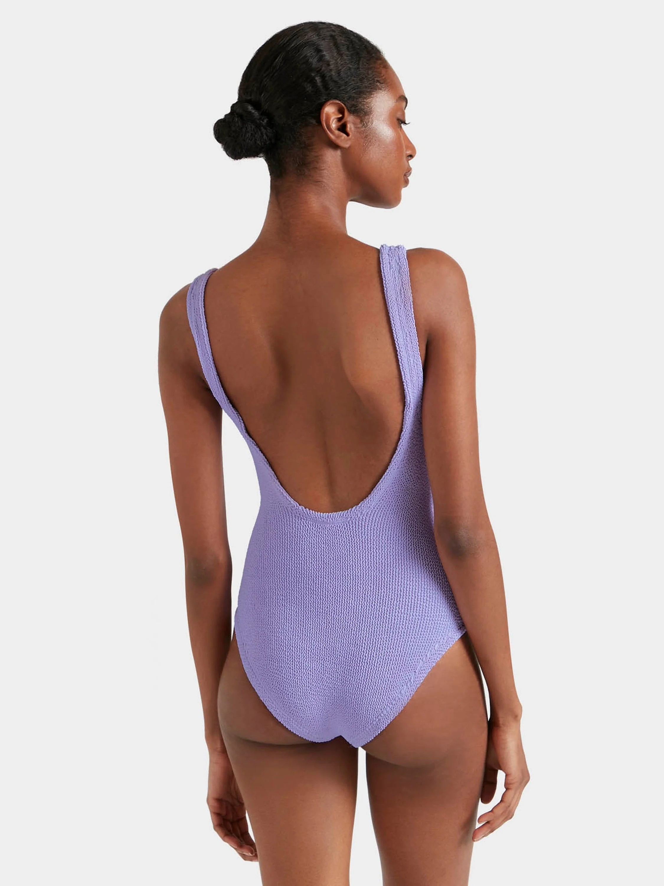 Coverage Square Neck Swim - Lilac - Image 3
