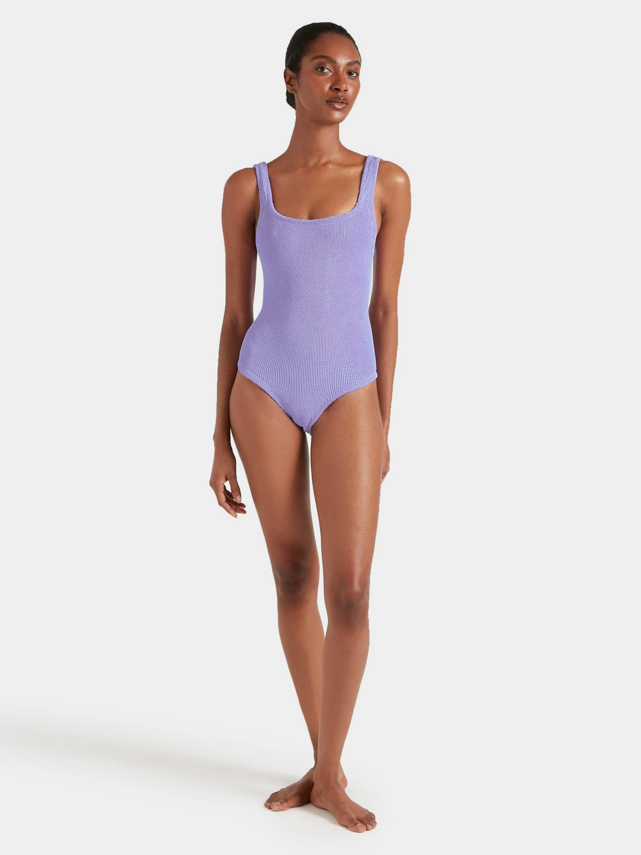 Coverage Square Neck Swim - Lilac - Image 6