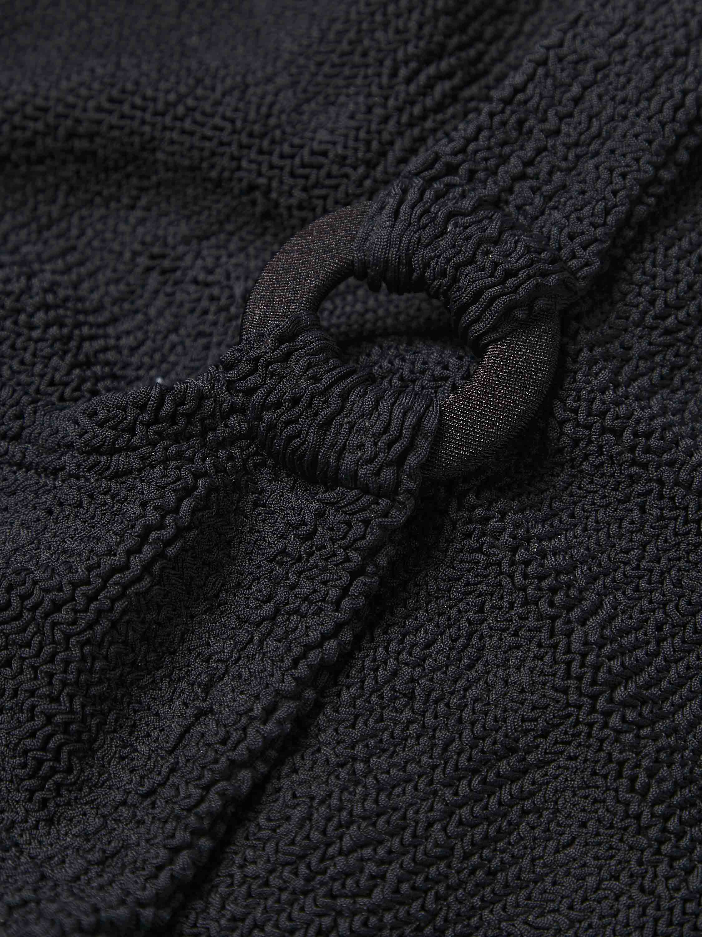 Domino Swim With Tonal Hoops - Black - Image 6