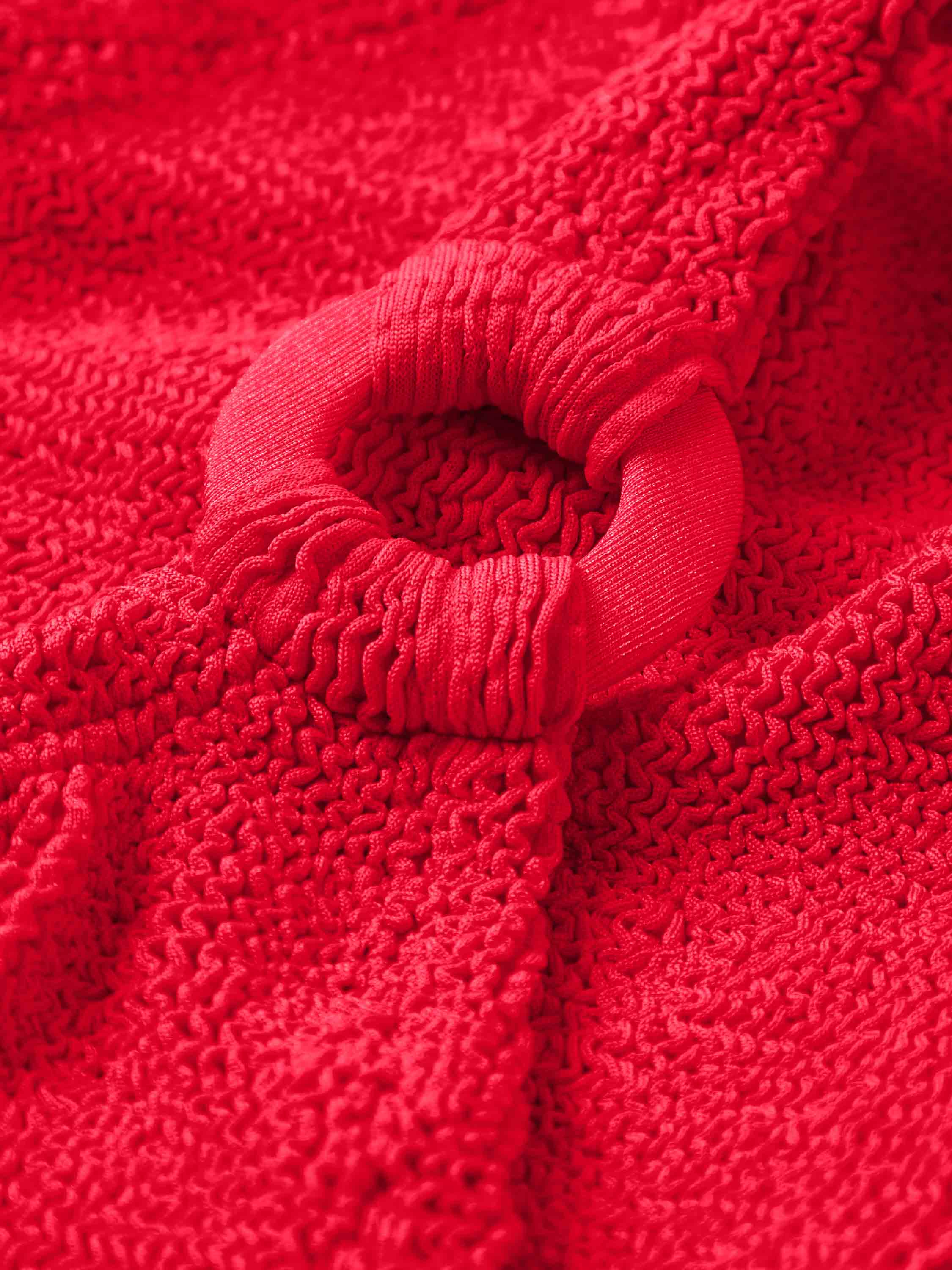 Domino Swim With Tonal Hoops - Red - Image 6