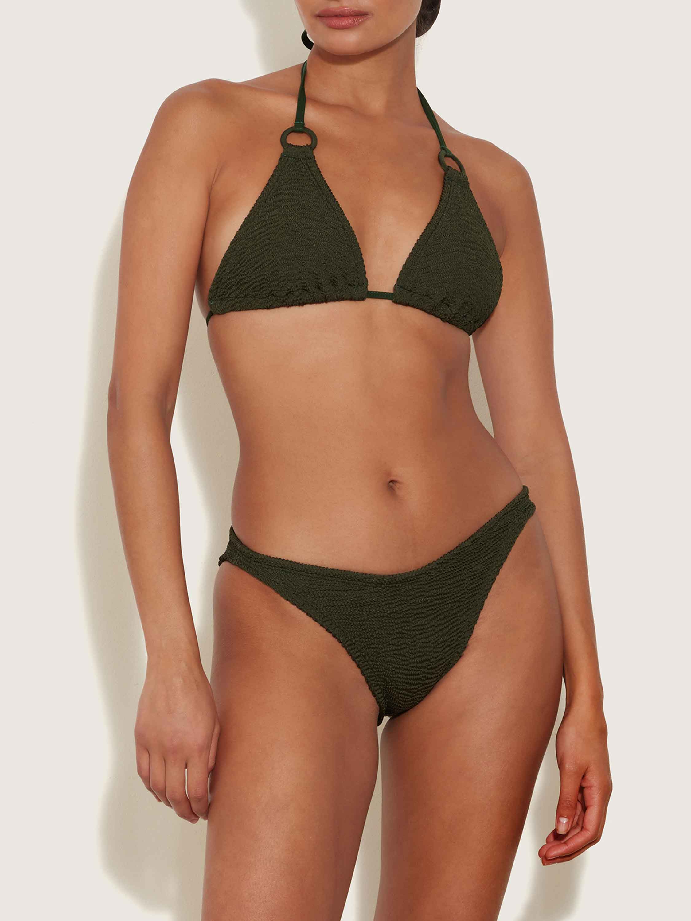 Eva Bikini - Metallic Khaki - Image 2