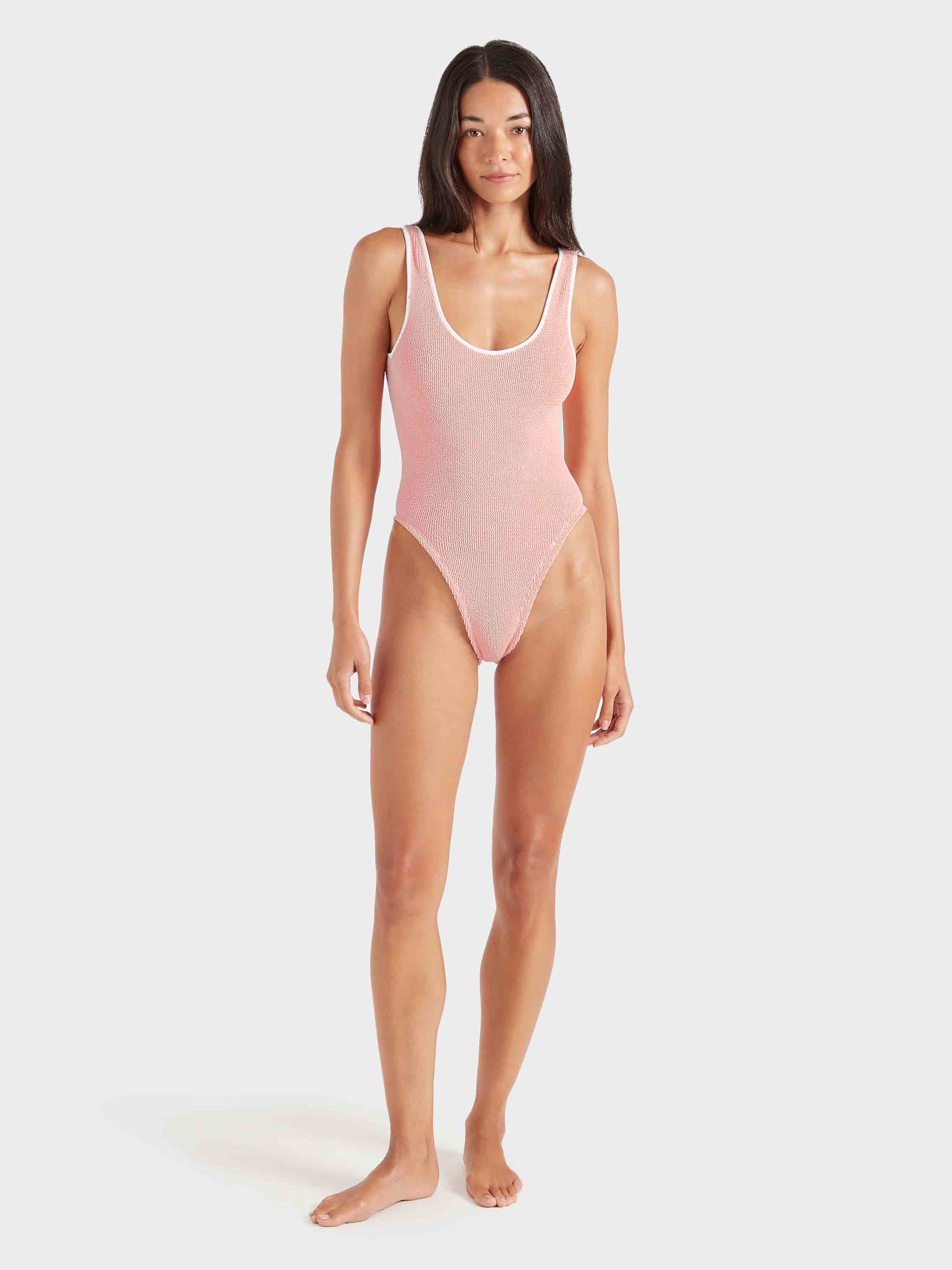 Faye Swim - Peach/White - Image 5