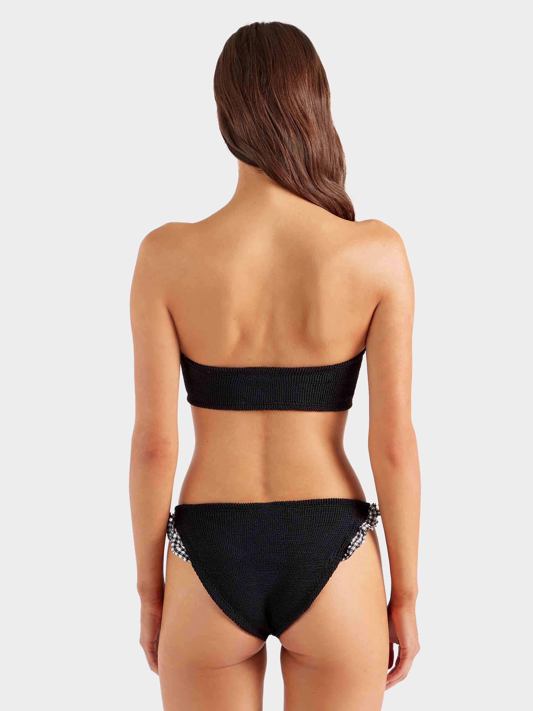 Jean Bikini - Black Gingham - Image 3