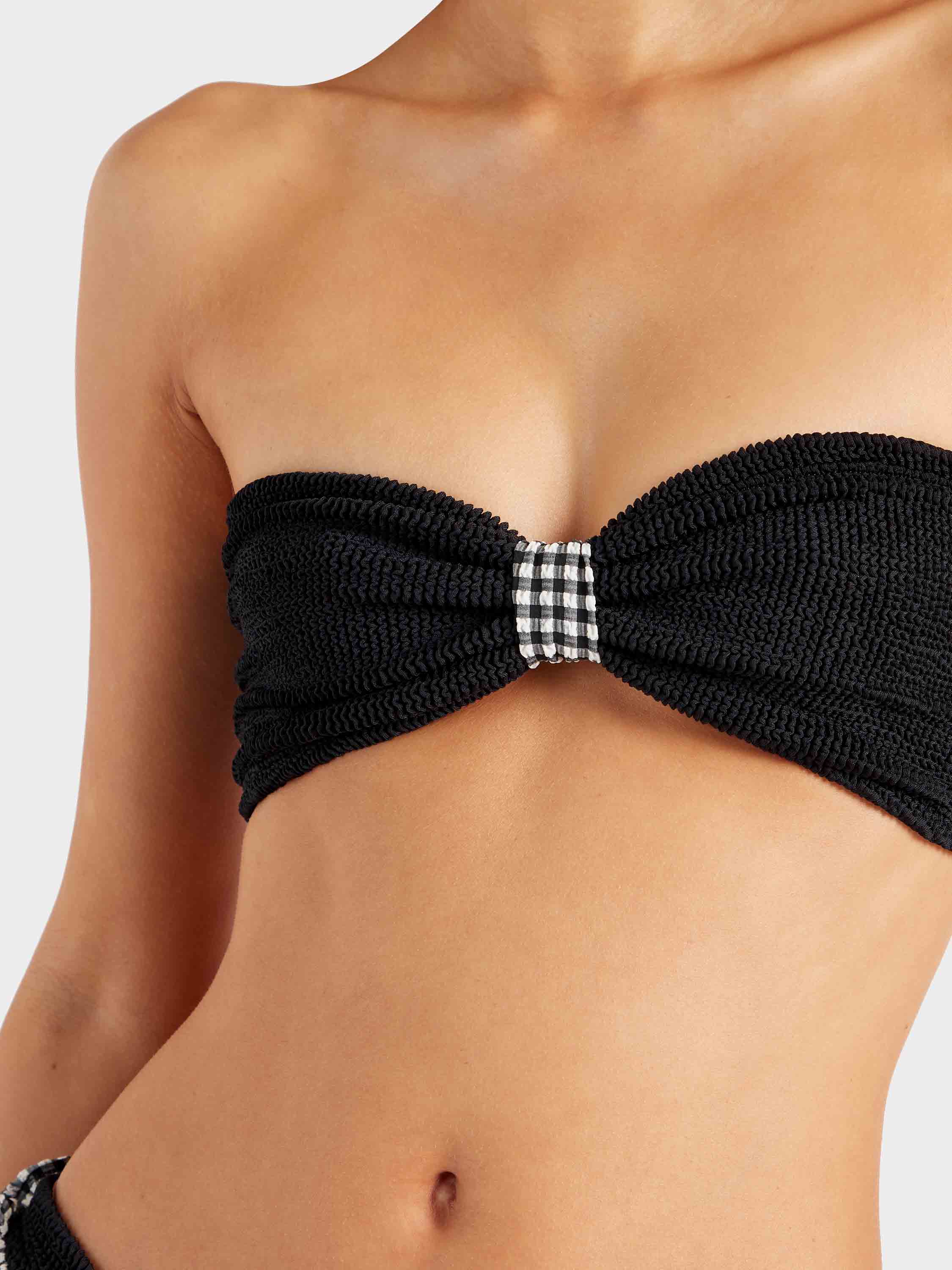 Jean Bikini - Black Gingham - Image 4