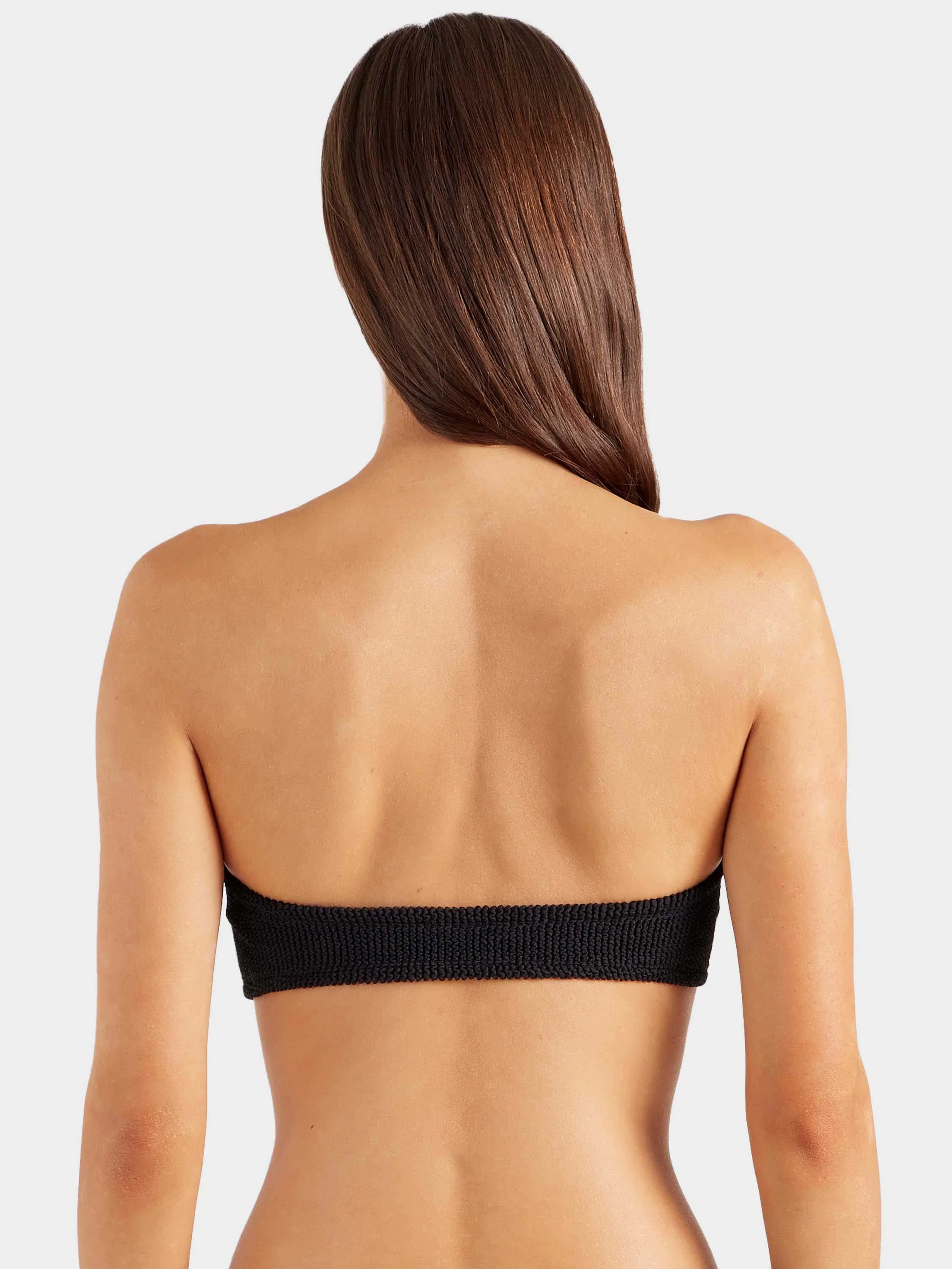 Jean Bikini Top - Black - Image 3