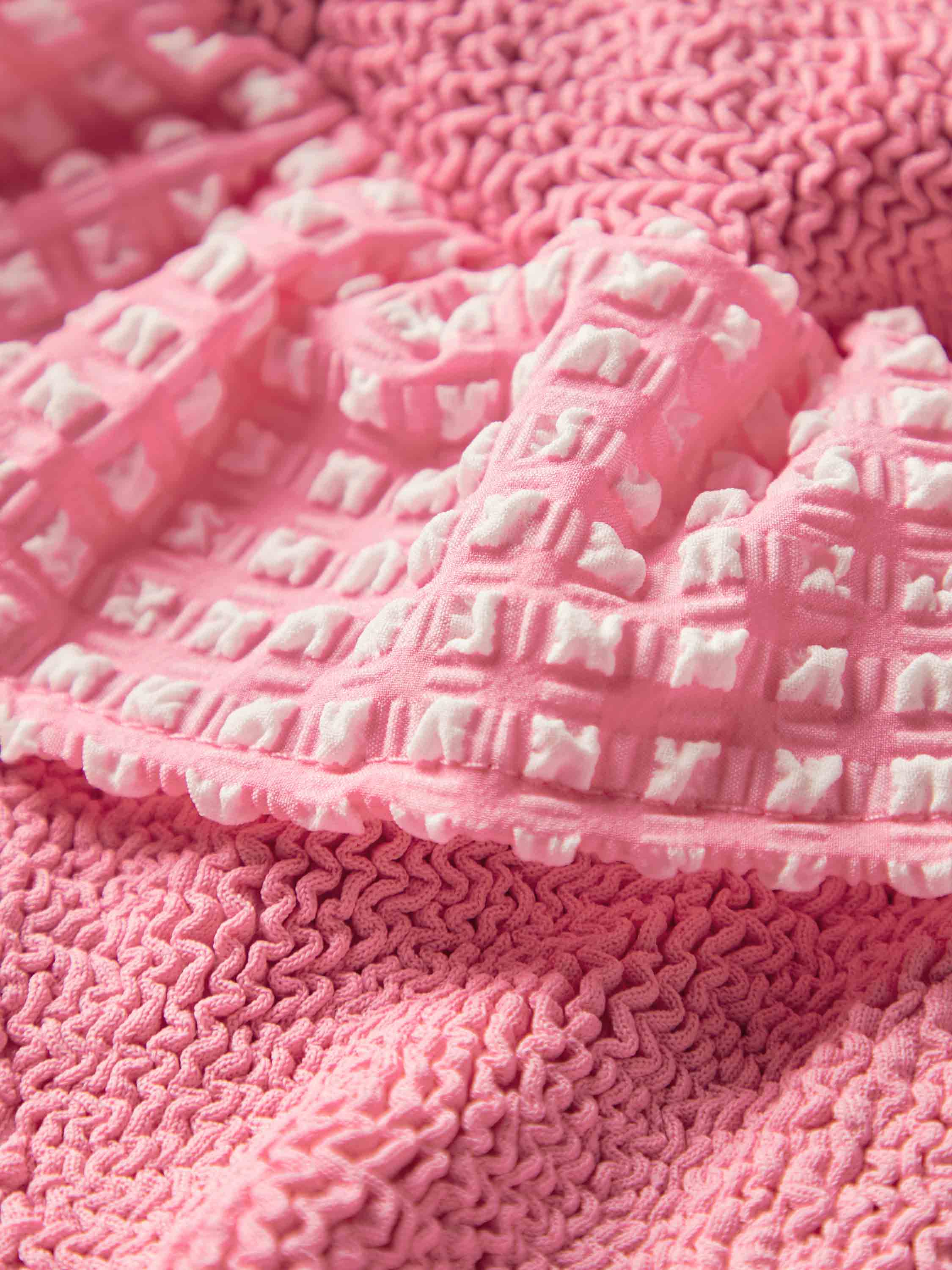 Kids Duo Denise Swim (Ages 7 to 12) - Milkshake Gingham - Image 3