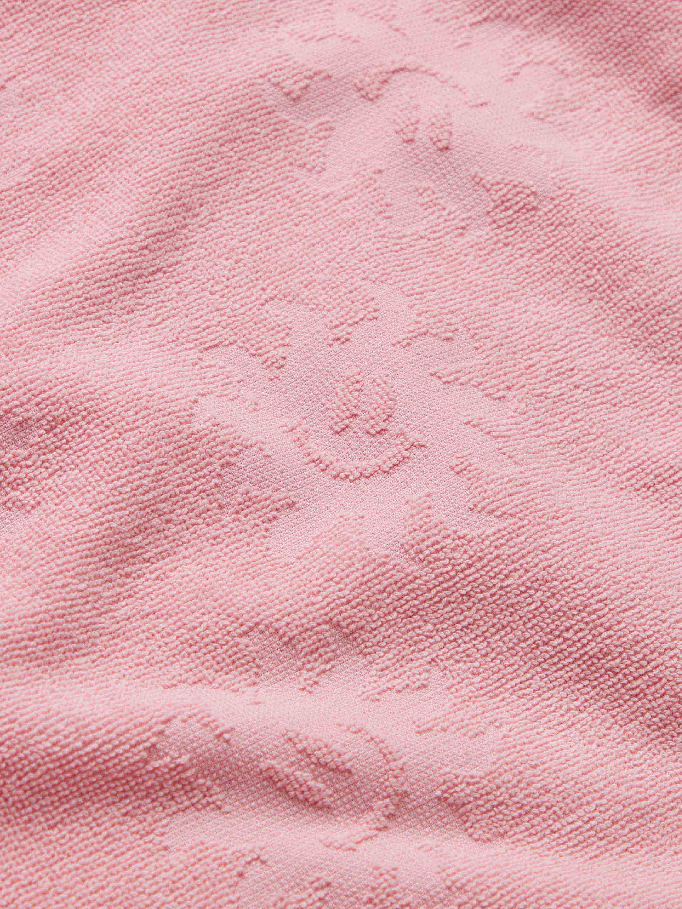Sunny Towelling Hooded Poncho - Pink - Image 6