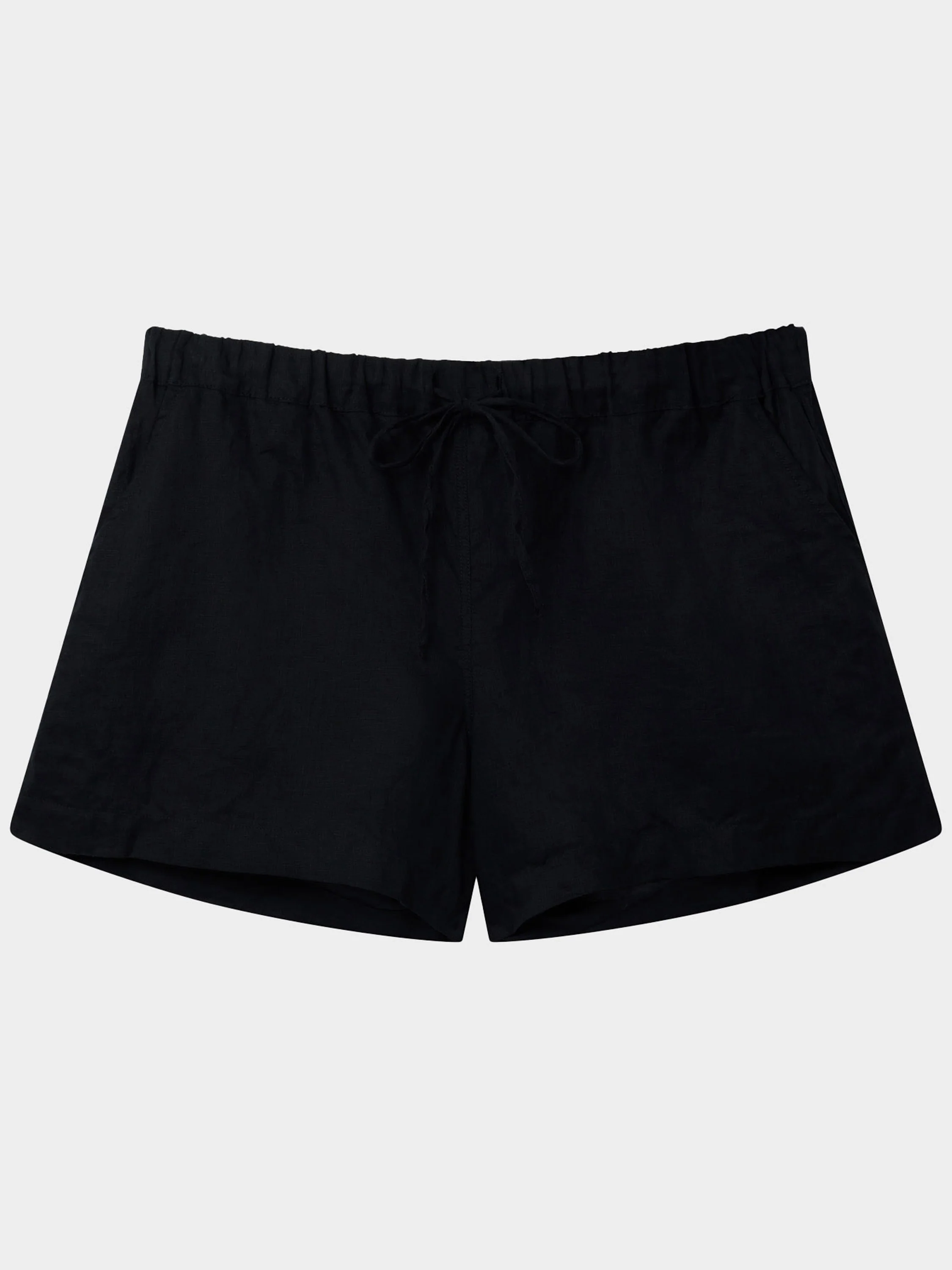Linen Shorts - Black