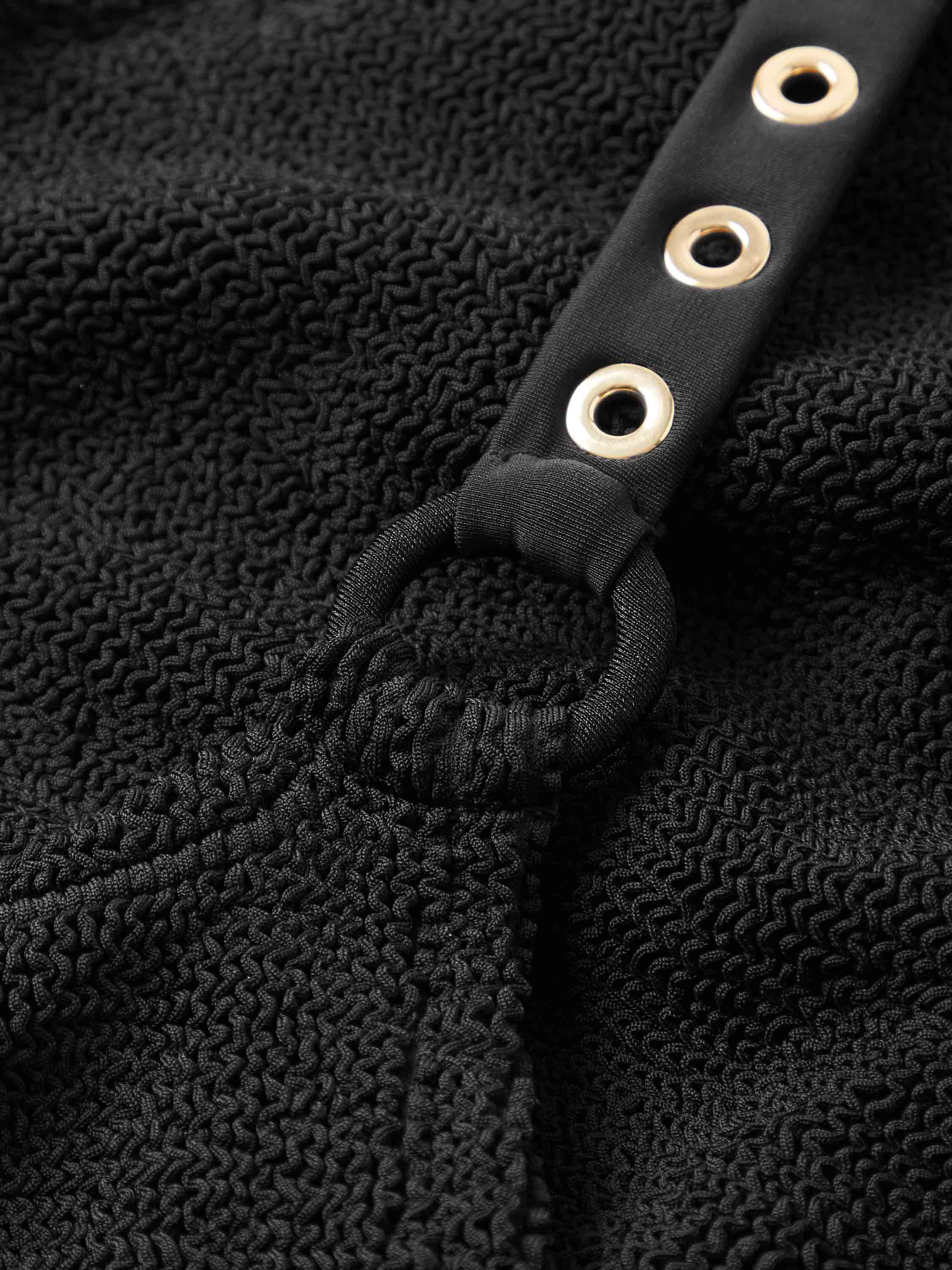 Melody Eyelet Swim - Black/Gold - Image 6
