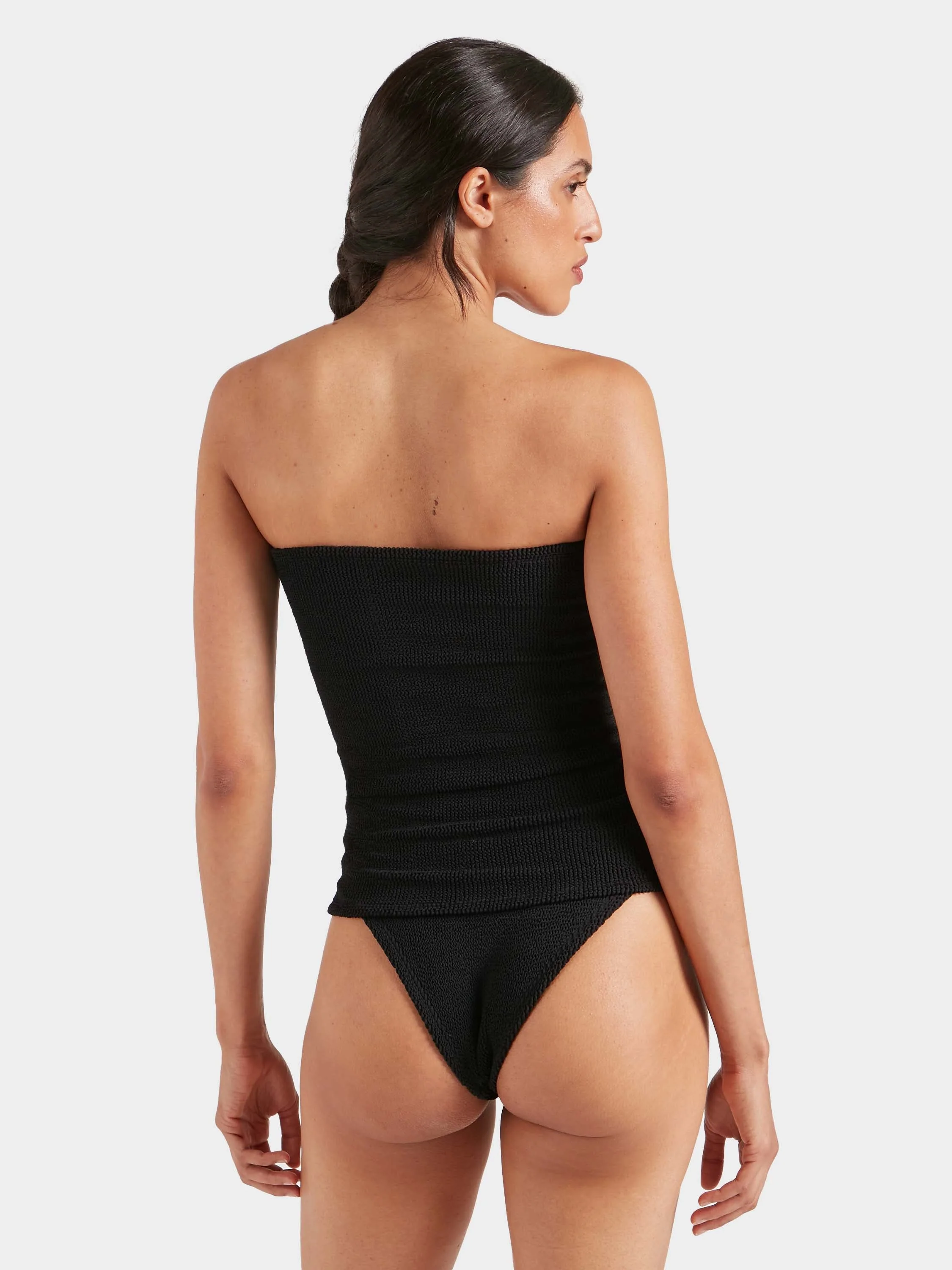 Mini Skirt/Tube Top - Black - Image 4