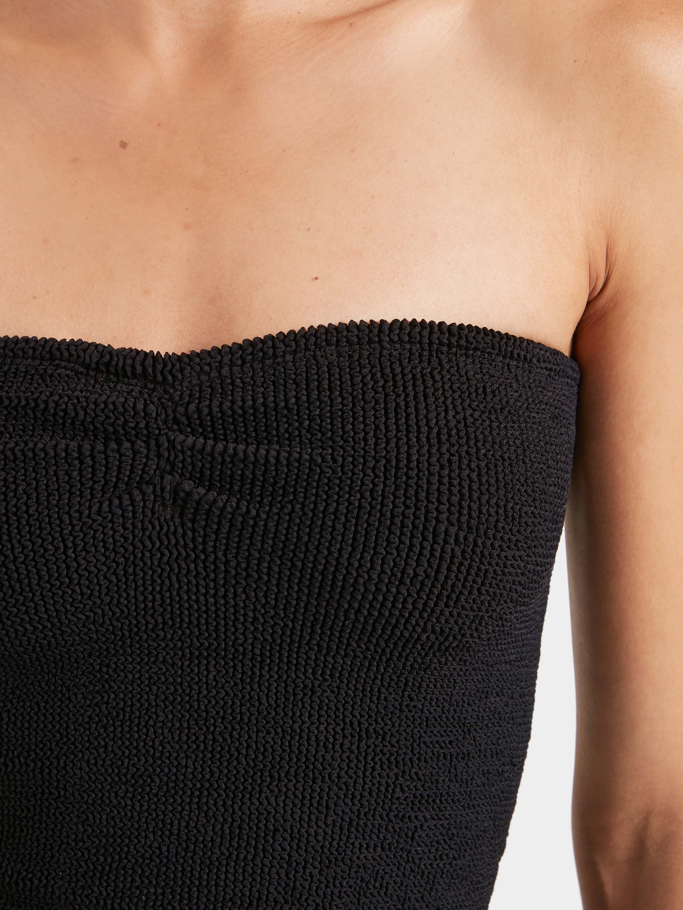 Mini Skirt/Tube Top - Black - Image 6