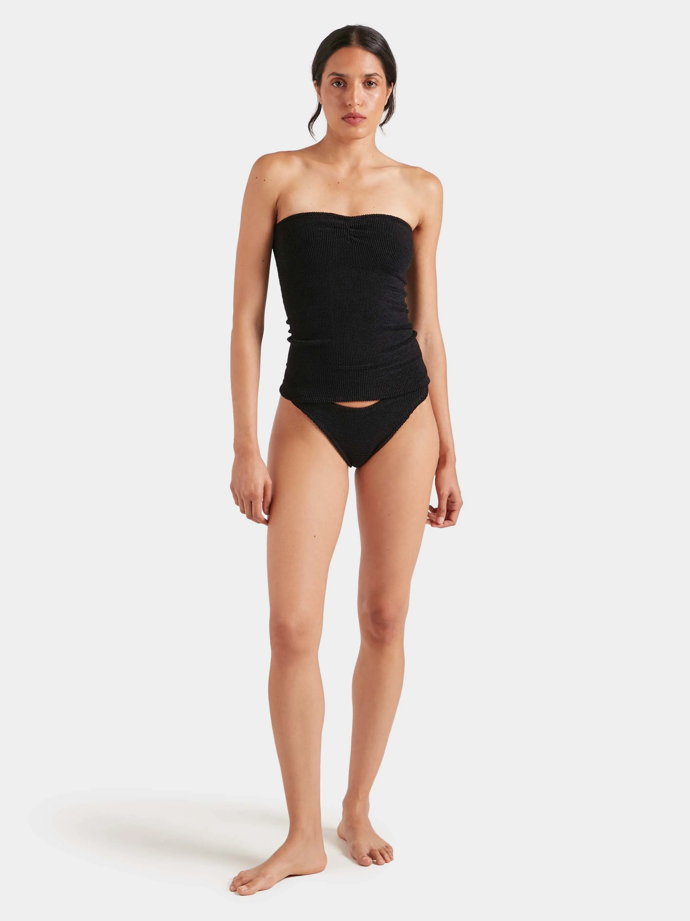 Mini Skirt/Tube Top - Black - Image 8