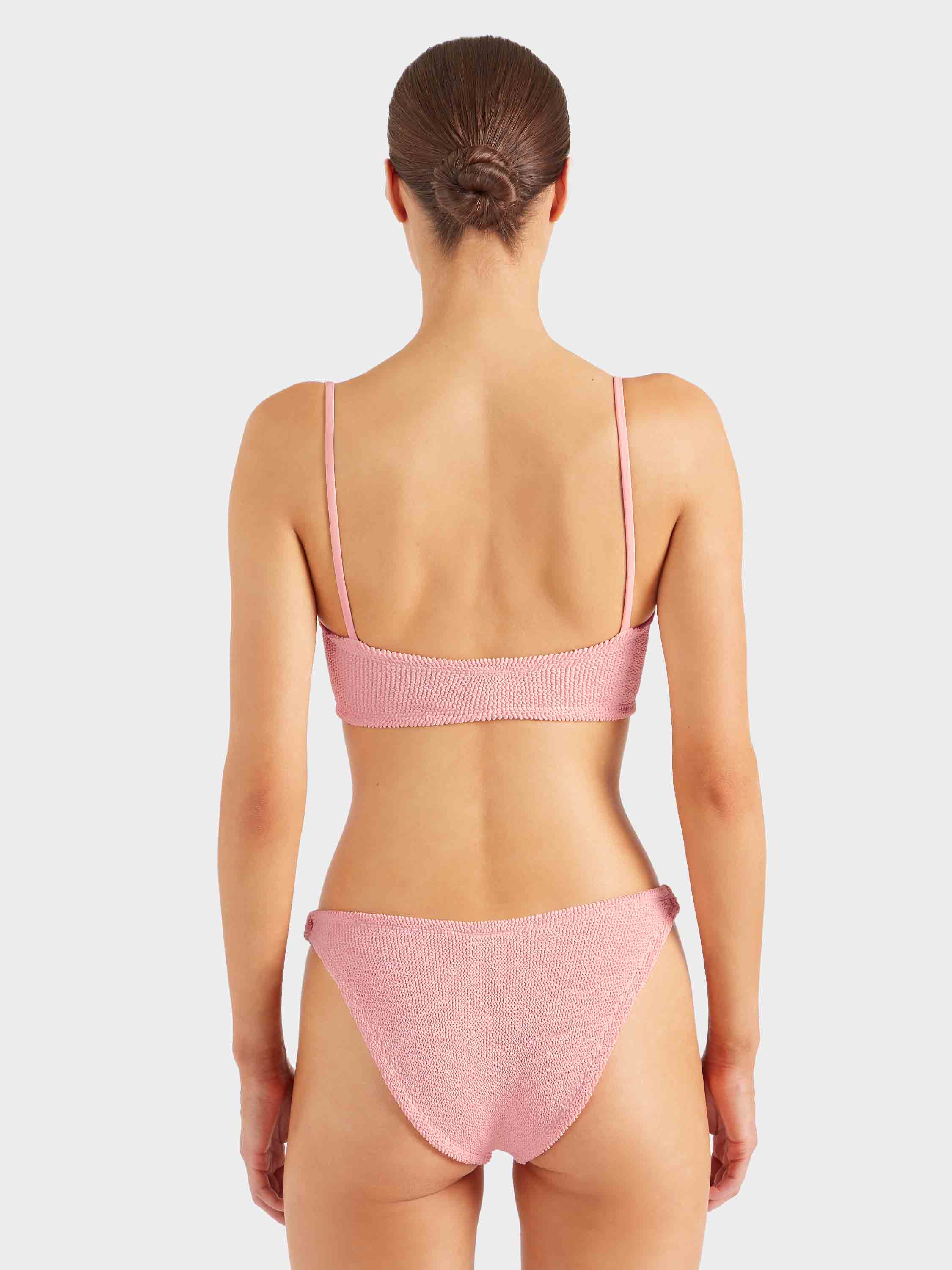Misty Bikini With Pearly Hoop - Peach - Image 3