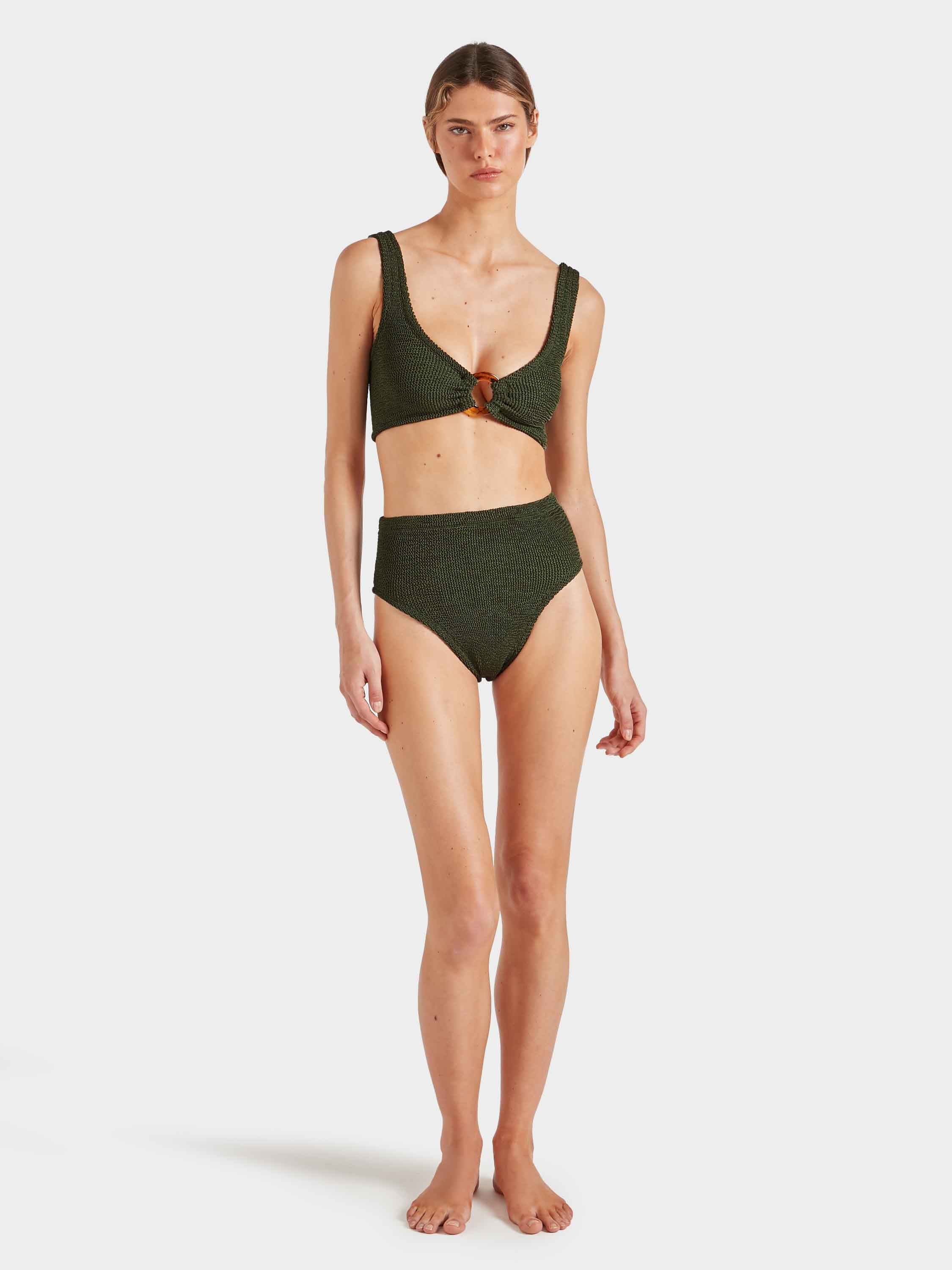Nadine Bikini - Metallic Khaki - Image 5