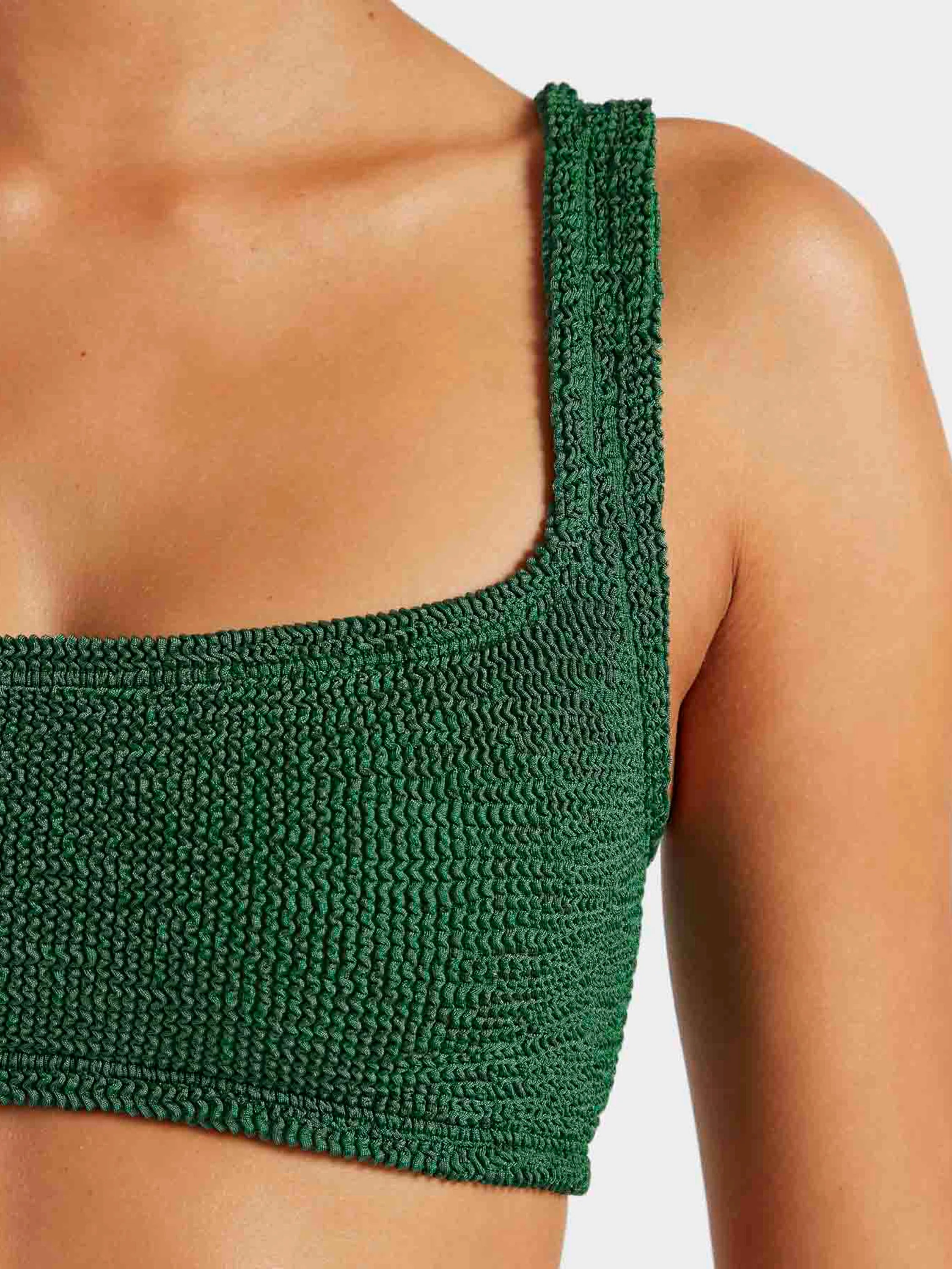 Patricia Bikini - Metallic Forest Green - Image 4