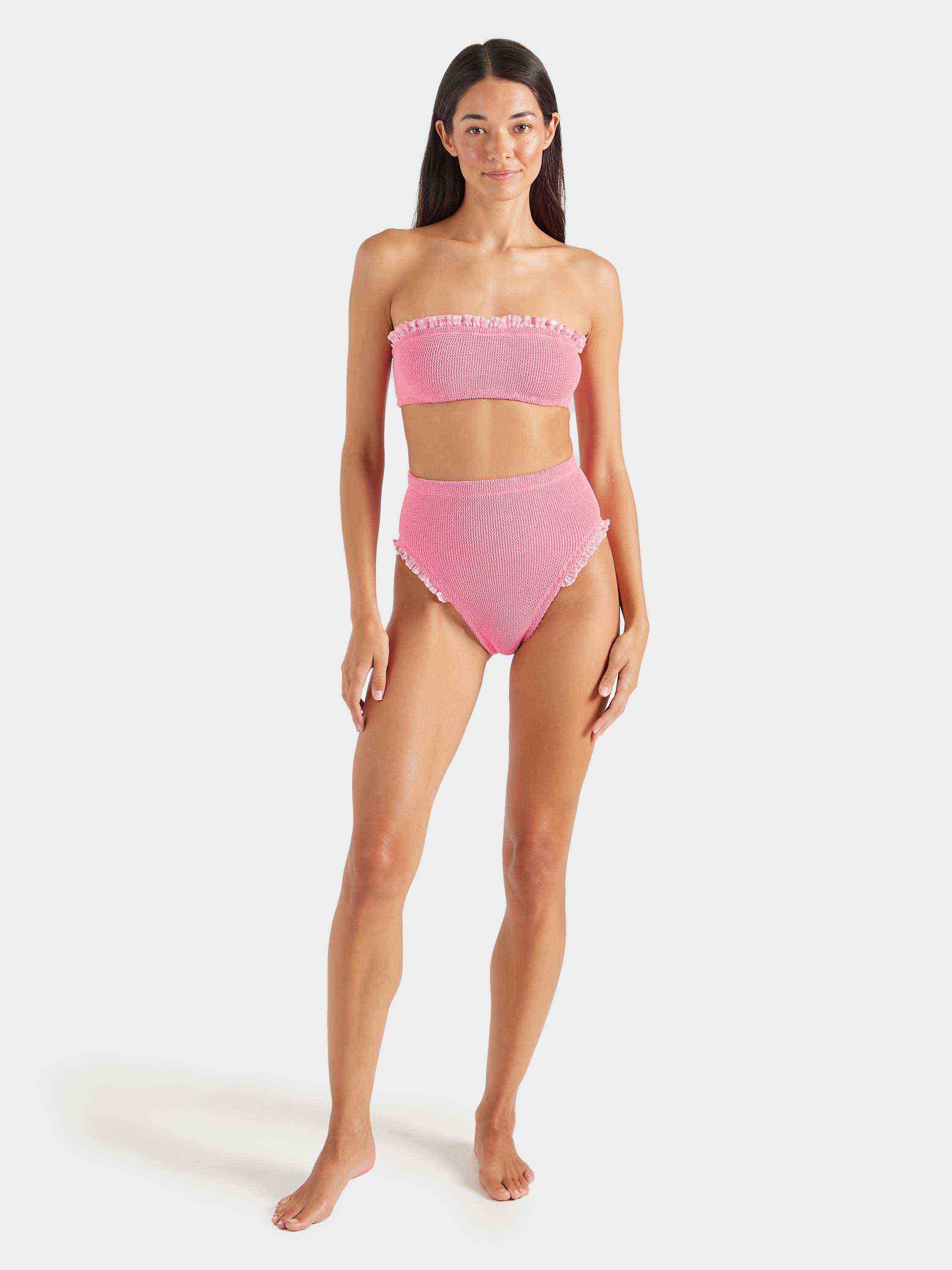 Peggy Bikini - Milkshake Gingham - Image 6