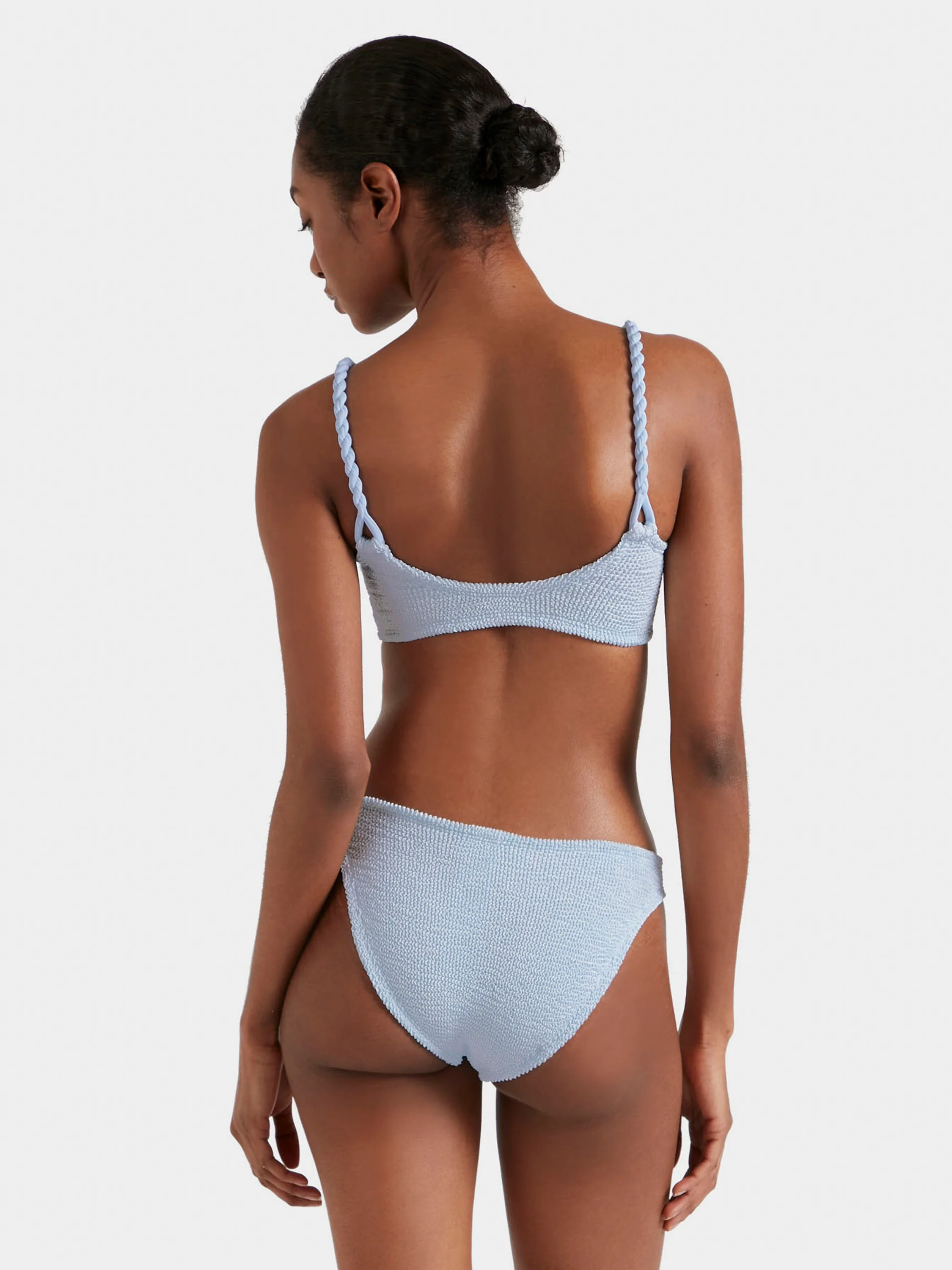 Phoebe Bikini - Metallic Ice Blue - Image 3