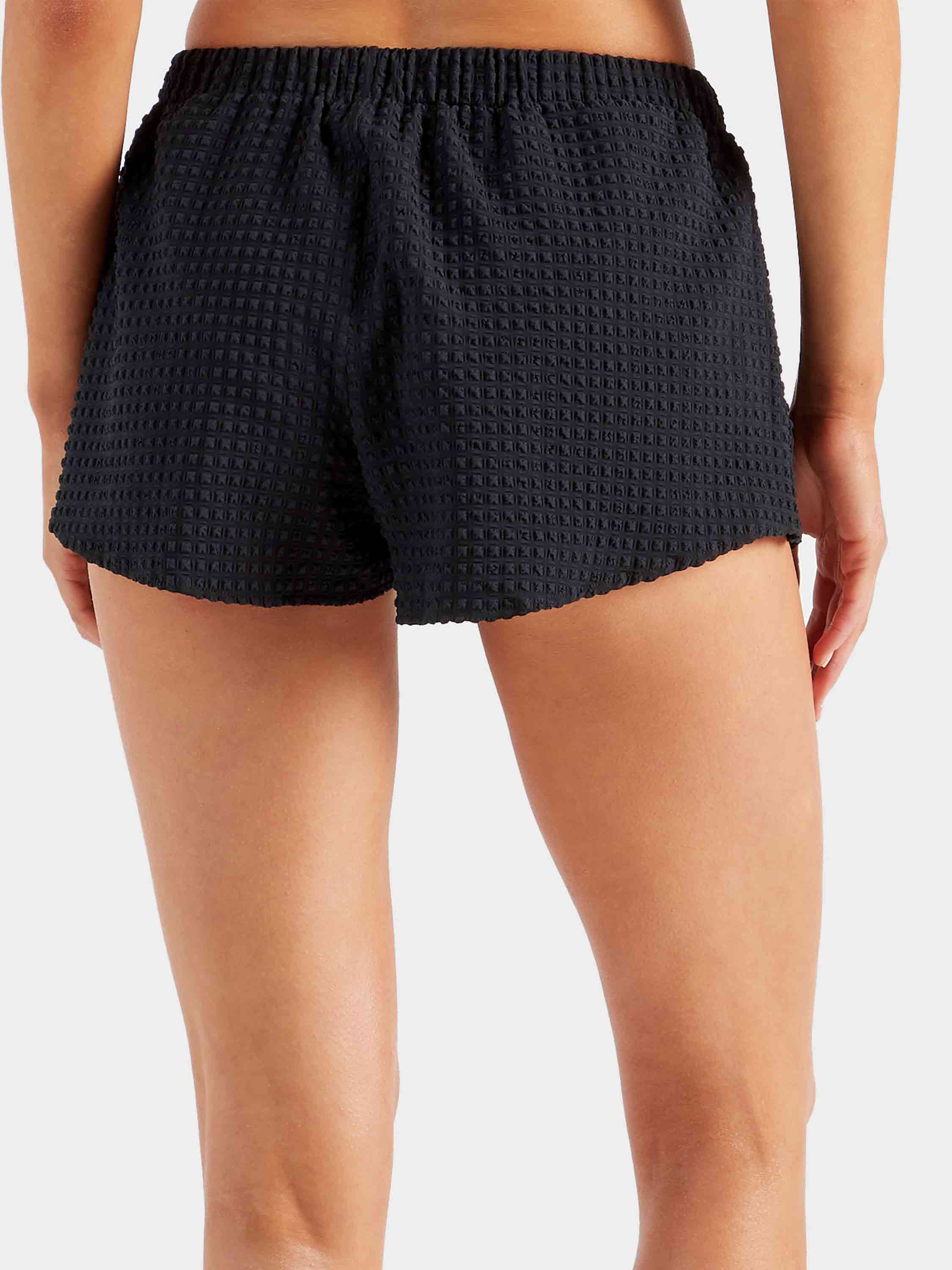 Resort Swim Shorts - Black Seersucker - Image 3
