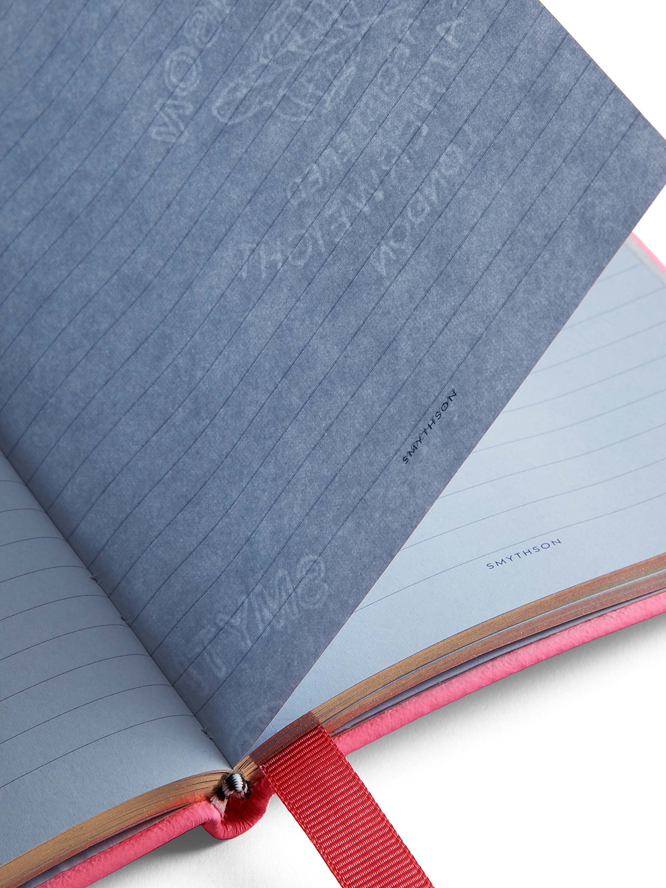 Smythson x Hunza G Chelsea Notebook - Bubblegum - Image 4