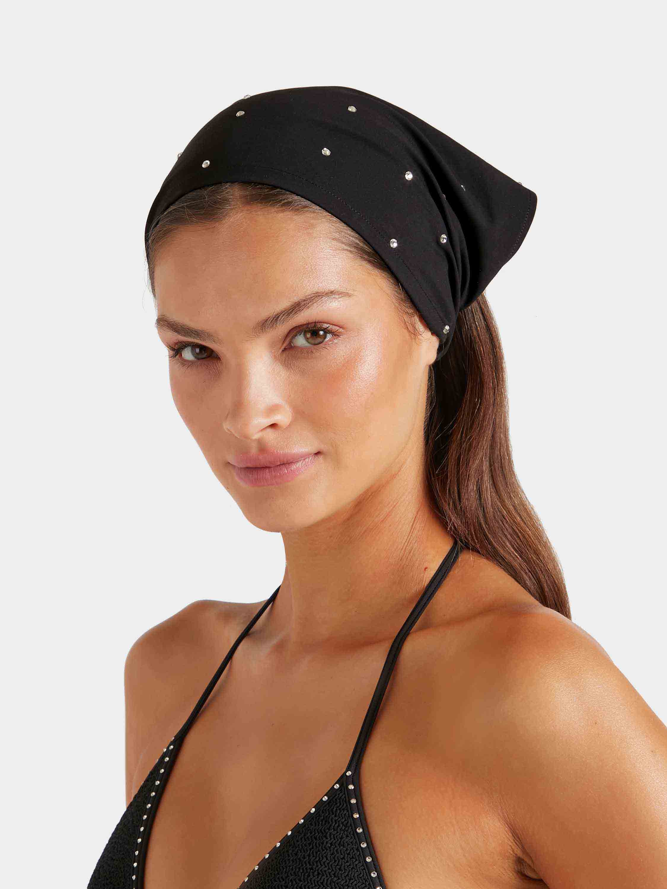 Sofia Swarovski® UPF 50+ Headscarf - Black - Image 3