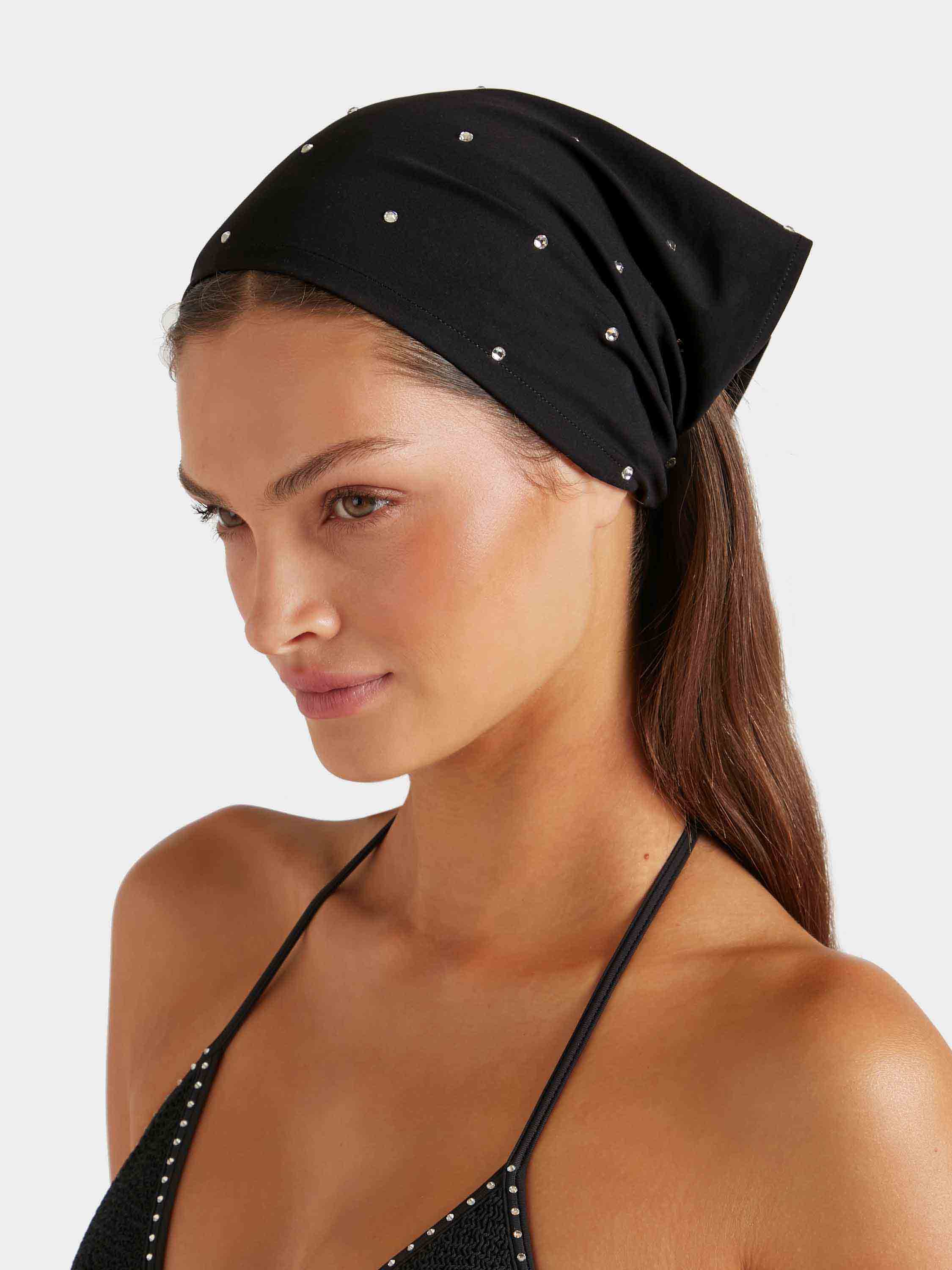 Sofia Swarovski® UPF 50+ Headscarf - Black - Image 5