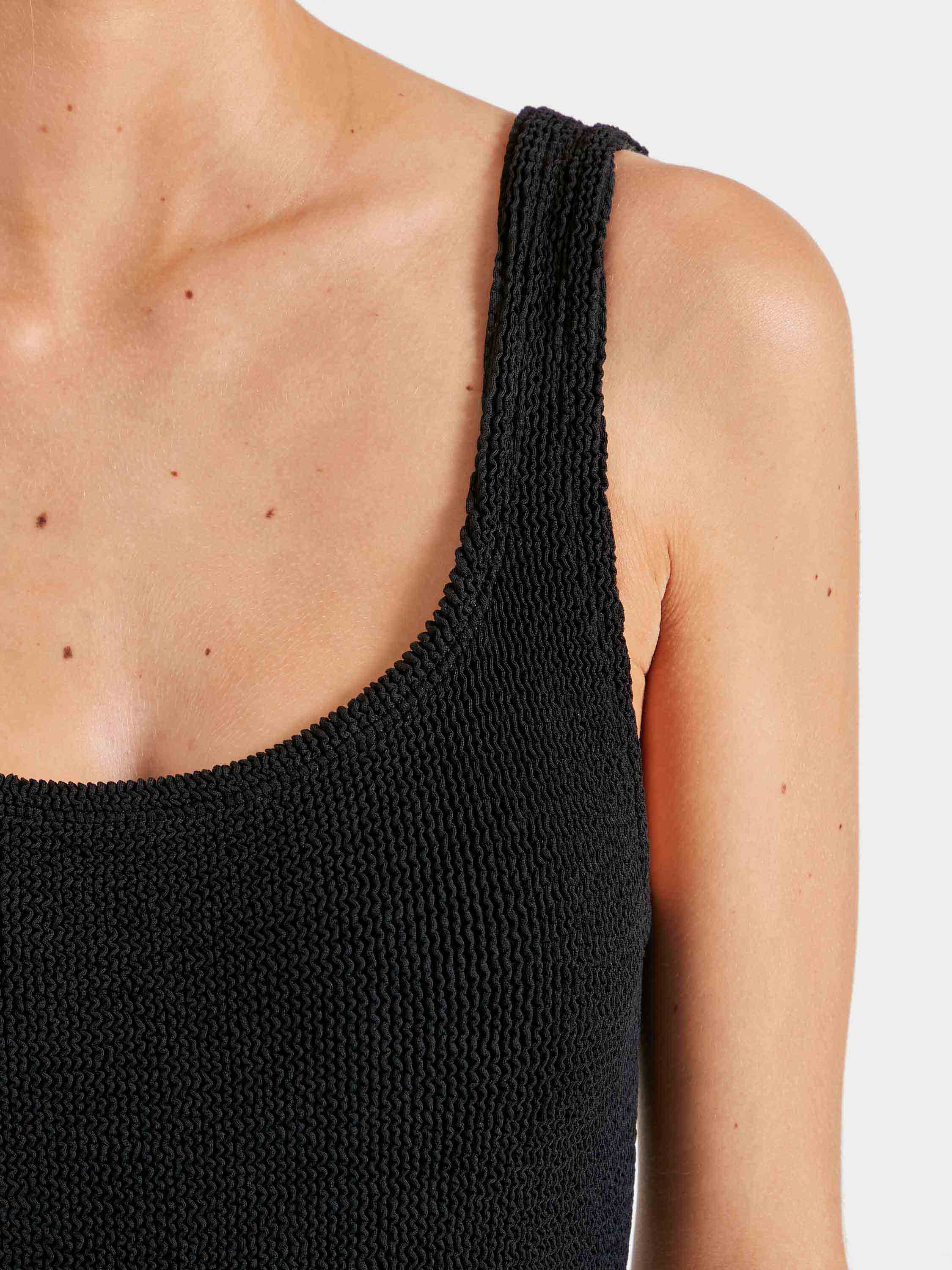 Square Neck Swim - Black - Image 4