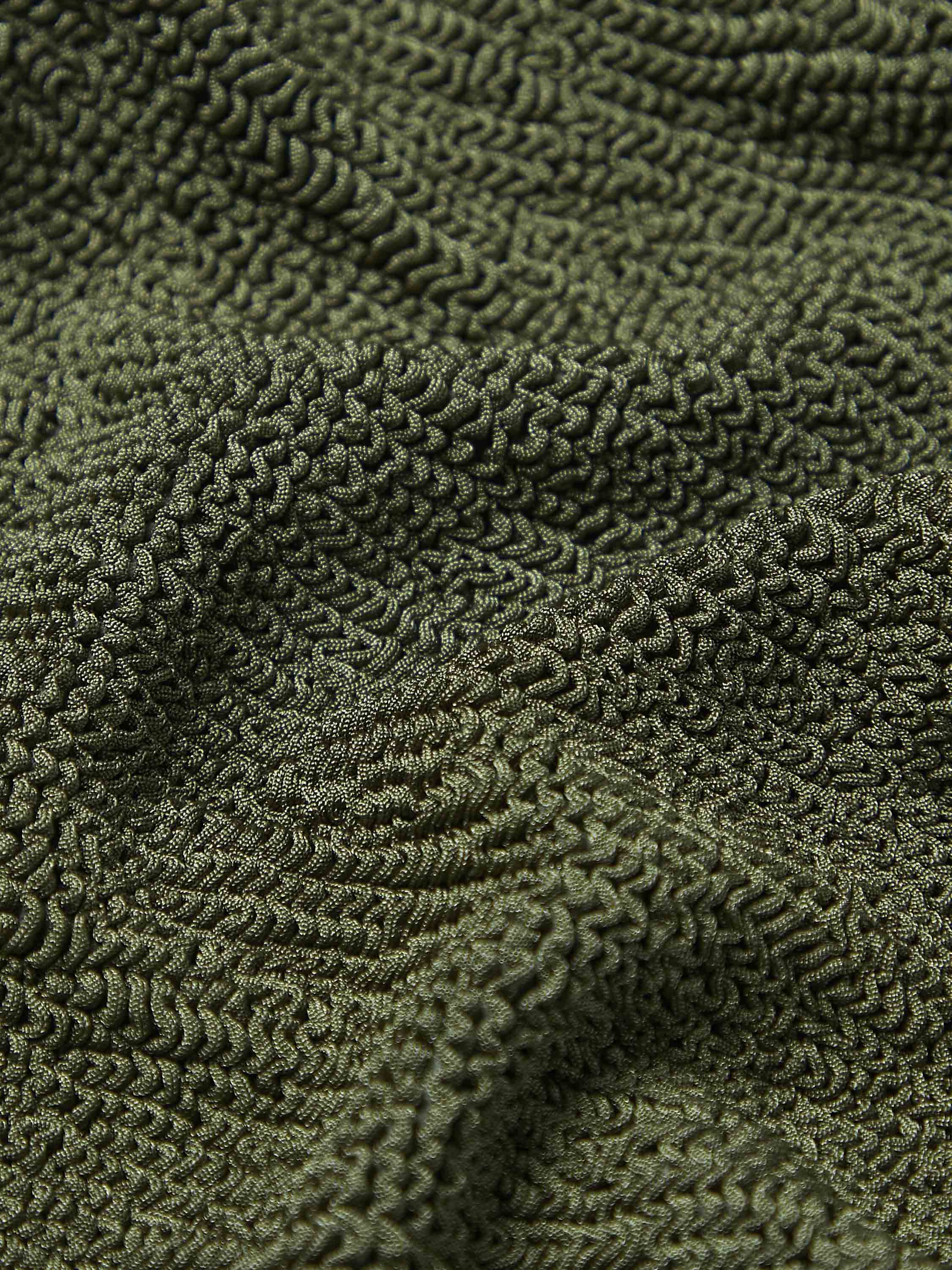 Square Neck Swim - Metallic Khaki - Image 6