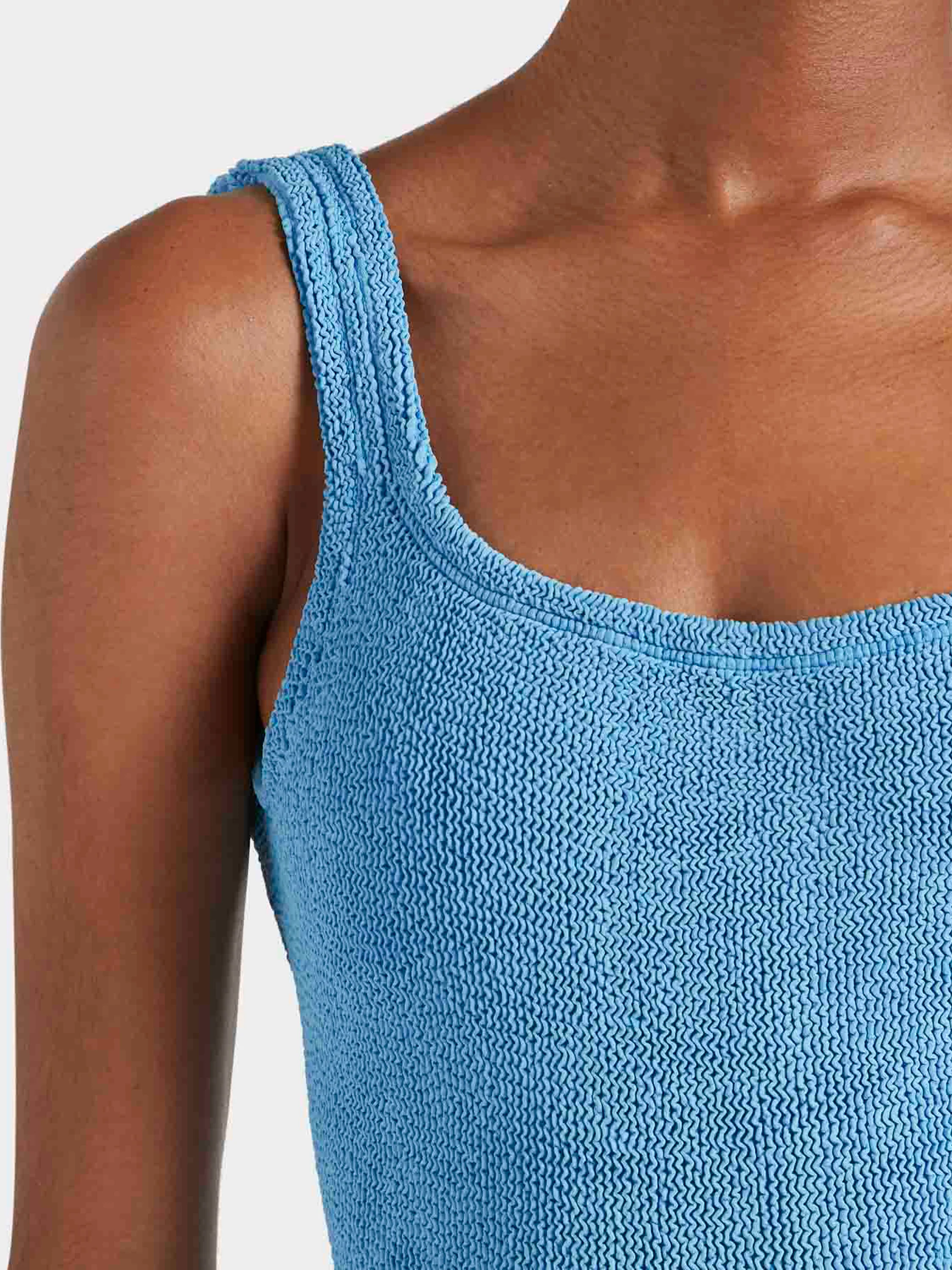 Square Neck Swim - Sky Blue - Image 3