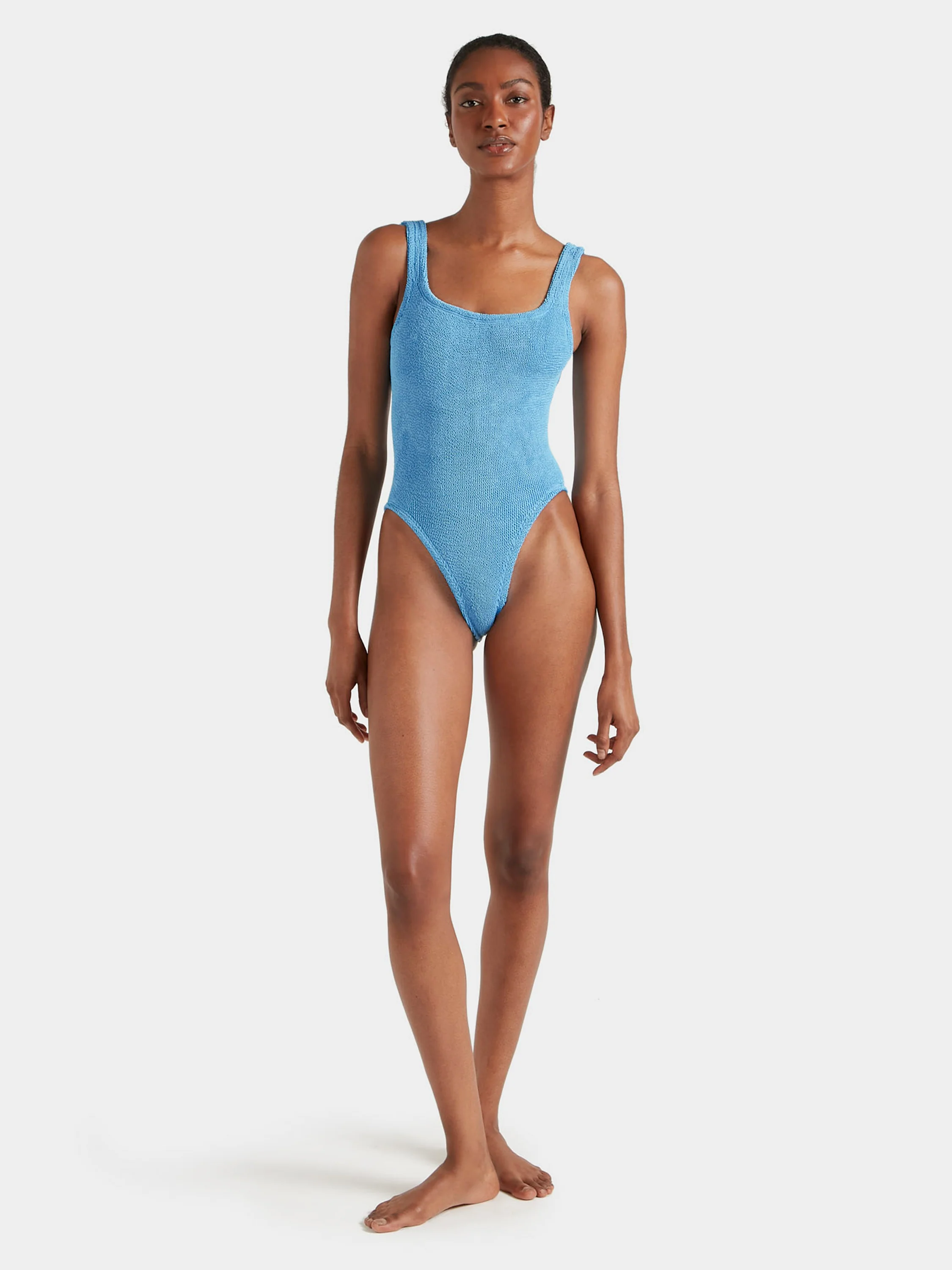 Square Neck Swim - Sky Blue - Image 5