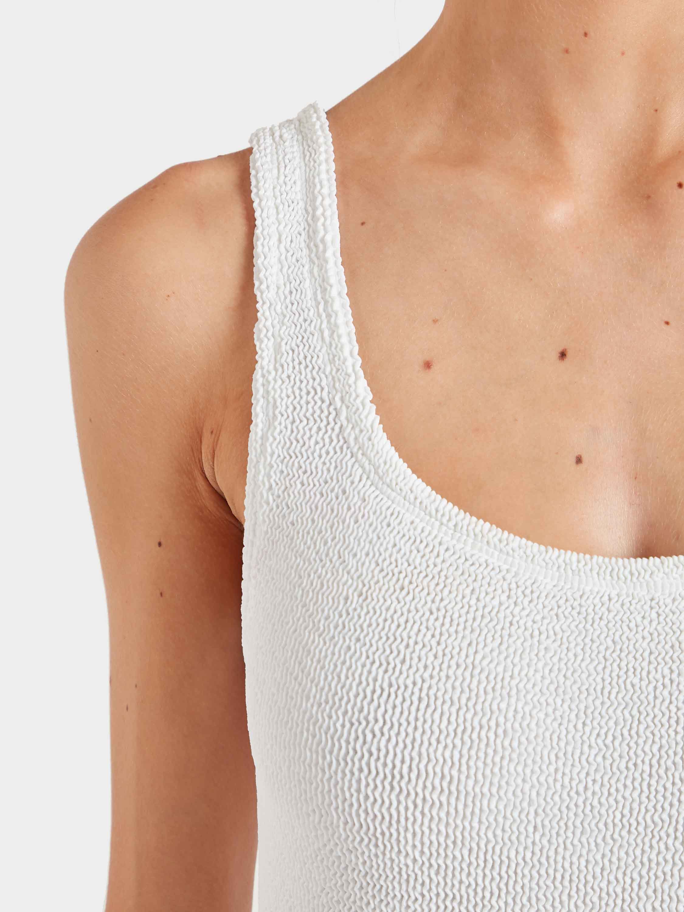 Square Neck Swim - White - Image 4