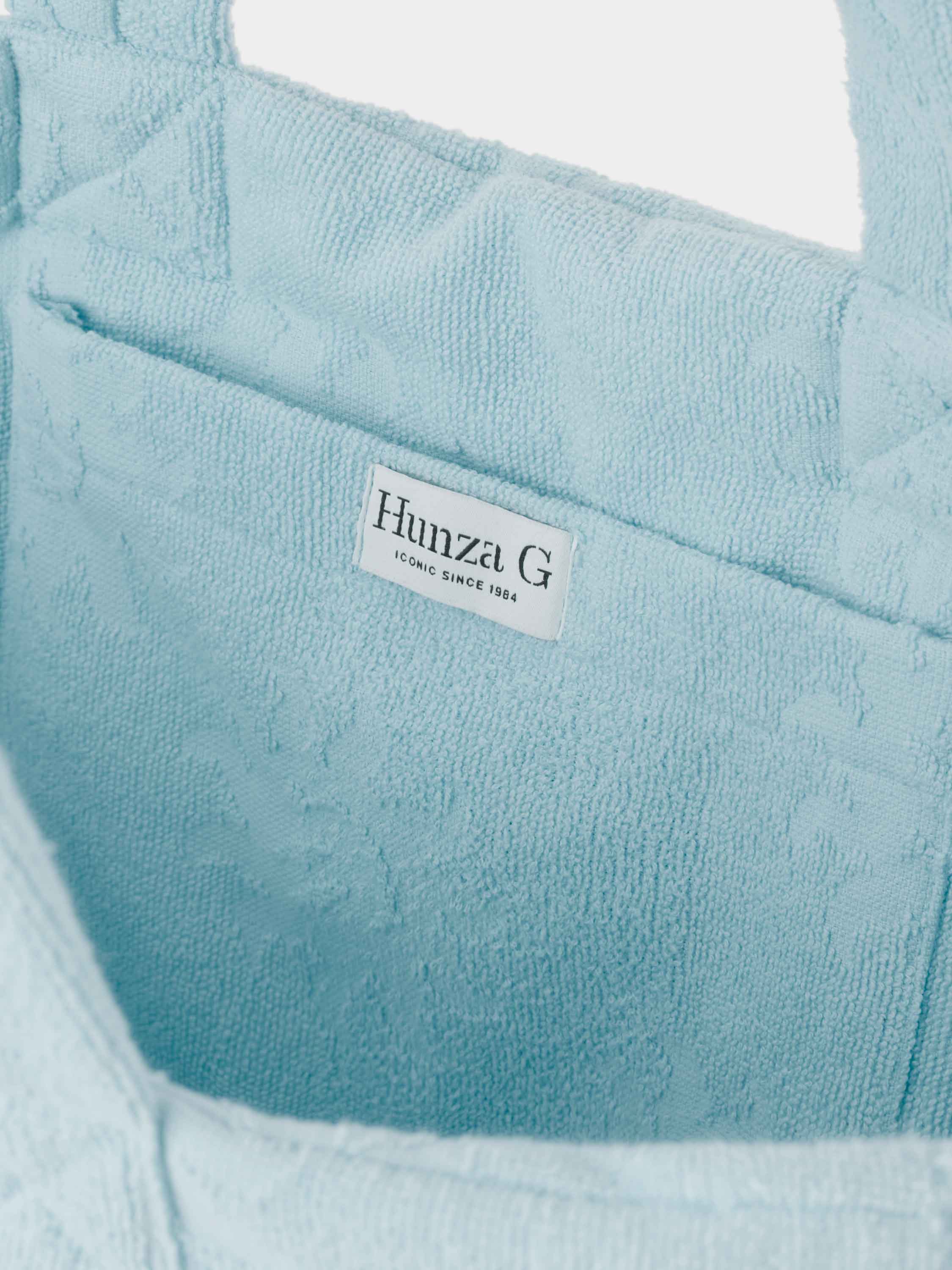 Sunny Towelling Beach Bag - Ice Blue - Image 4