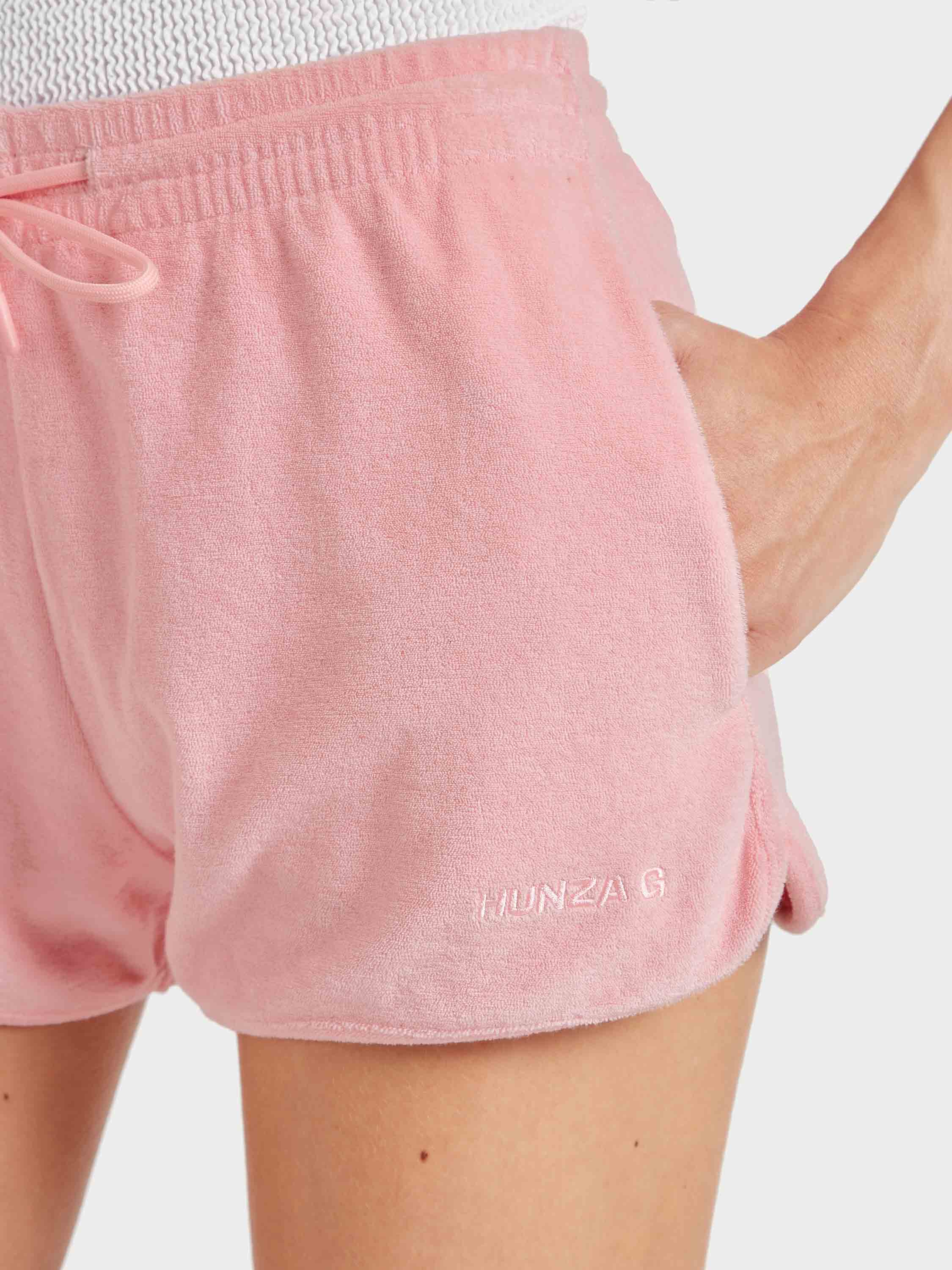 Terry Towelling Short - Pink - Image 3