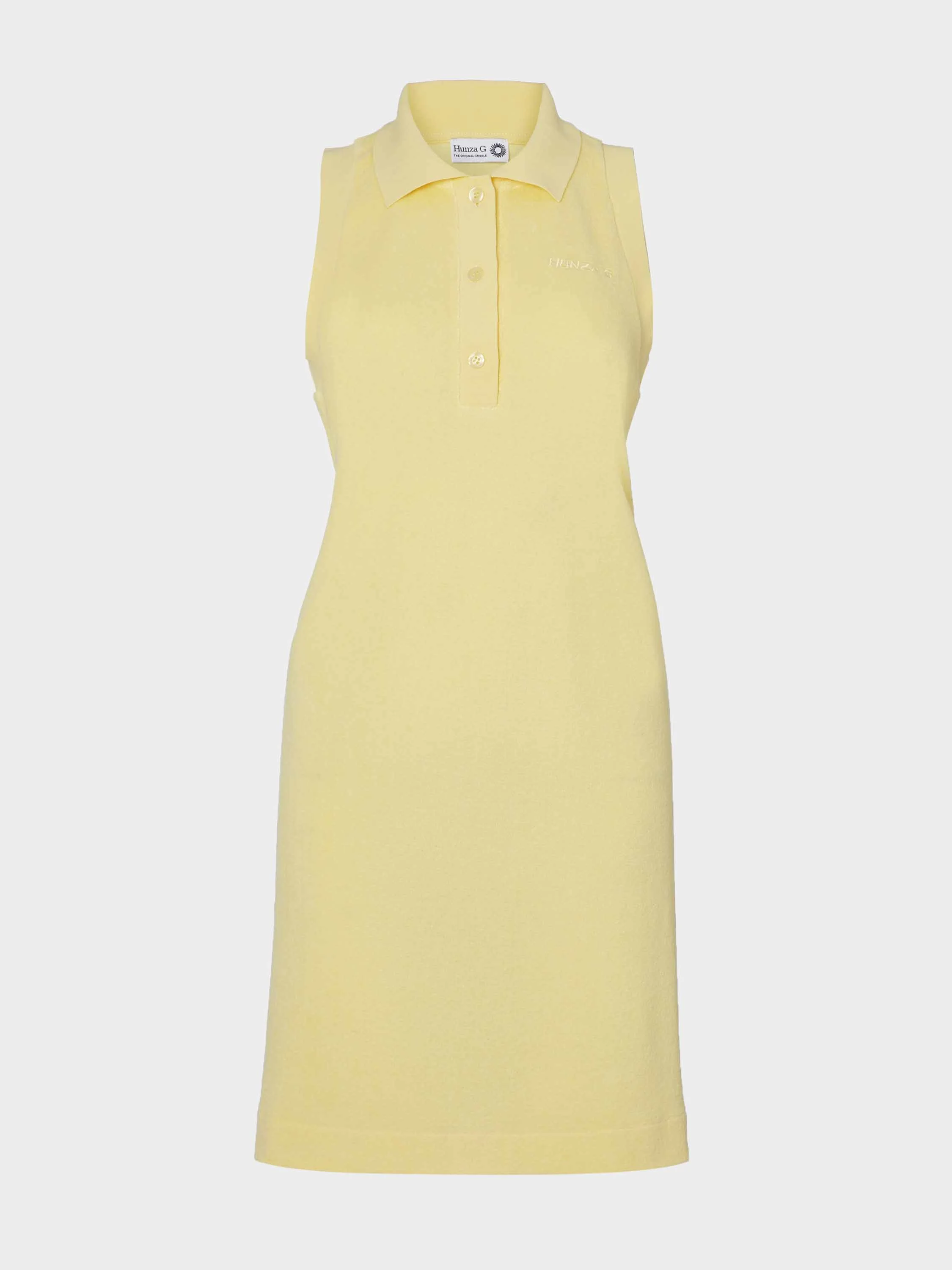 Terry Towelling Tennis Dress - Butter