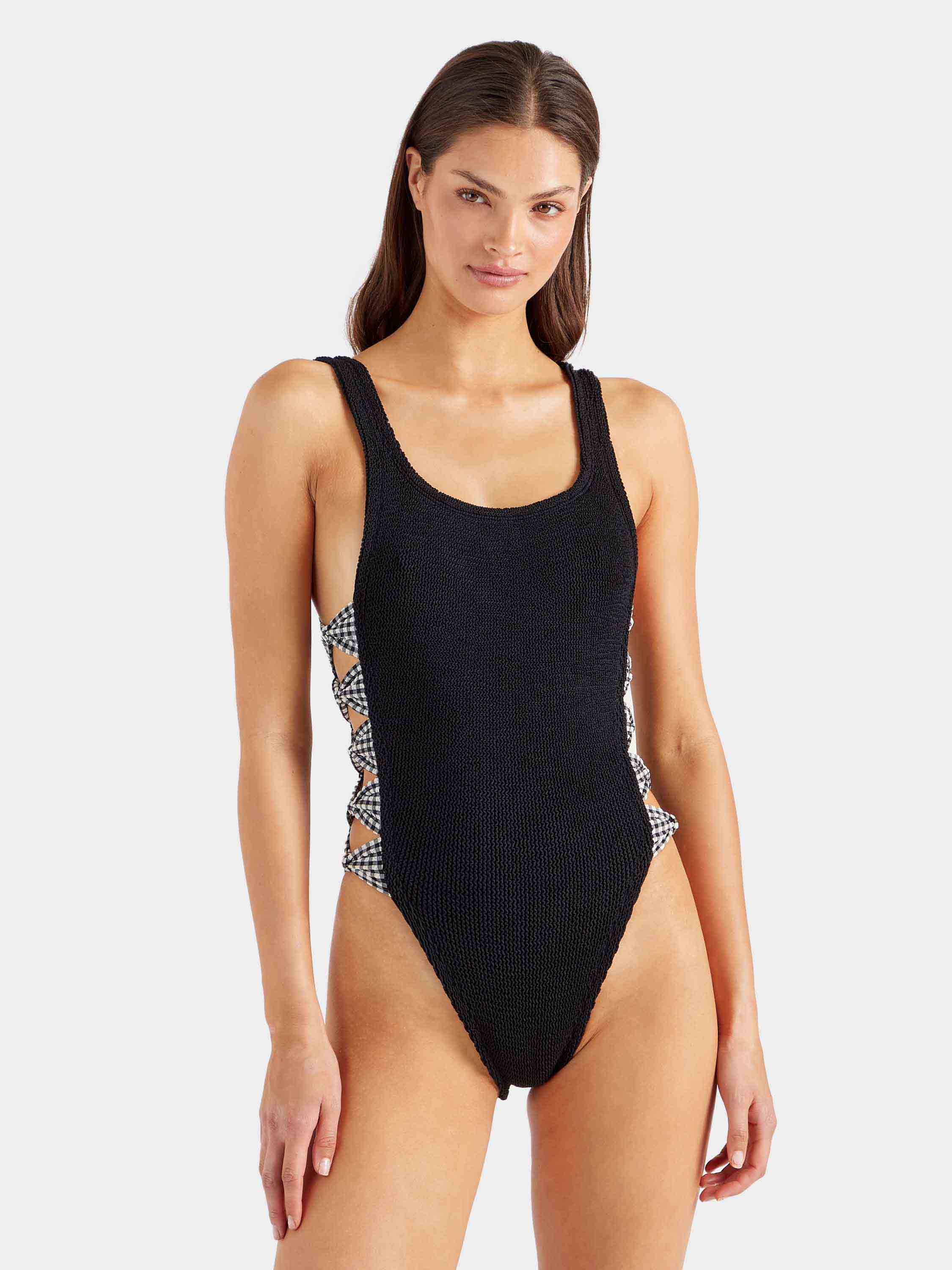 Tiffany Swim - Black Gingham - Image 3