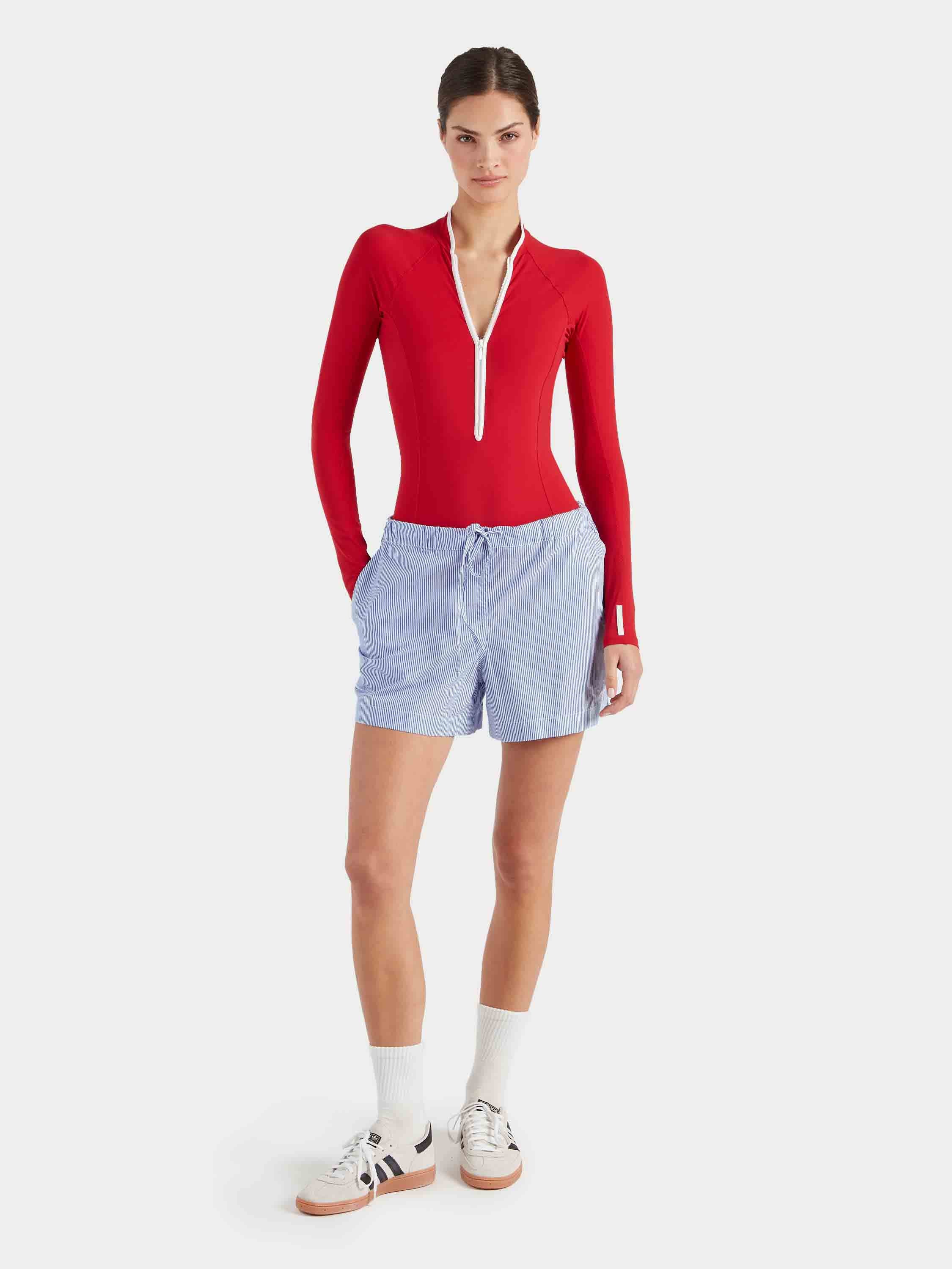 Tyra UPF 50+ Swim - Red/White - Image 8