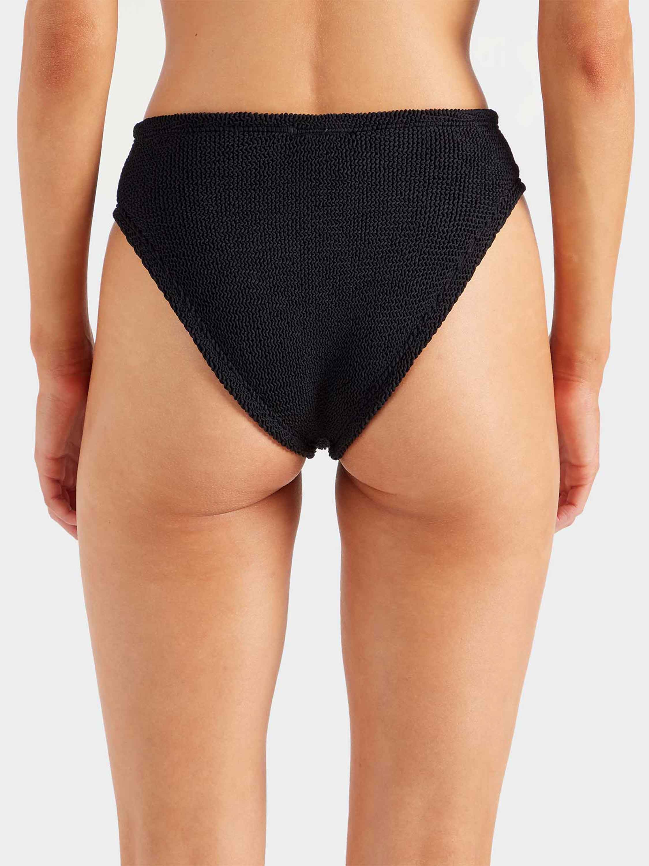V Waist Bikini Bottom - Black - Image 4